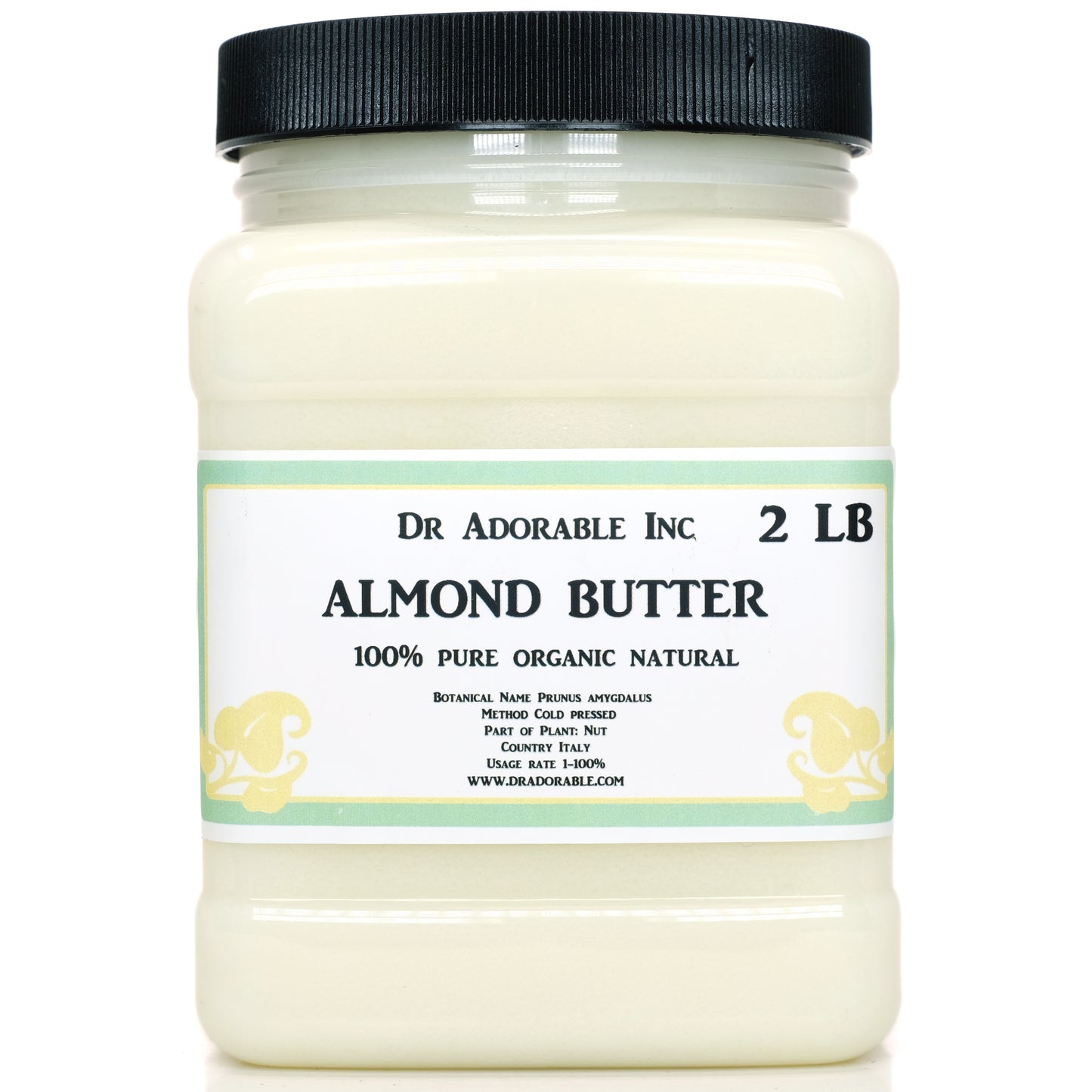 Almond Butter - Pure Natural Premium Organic Cold Pressed