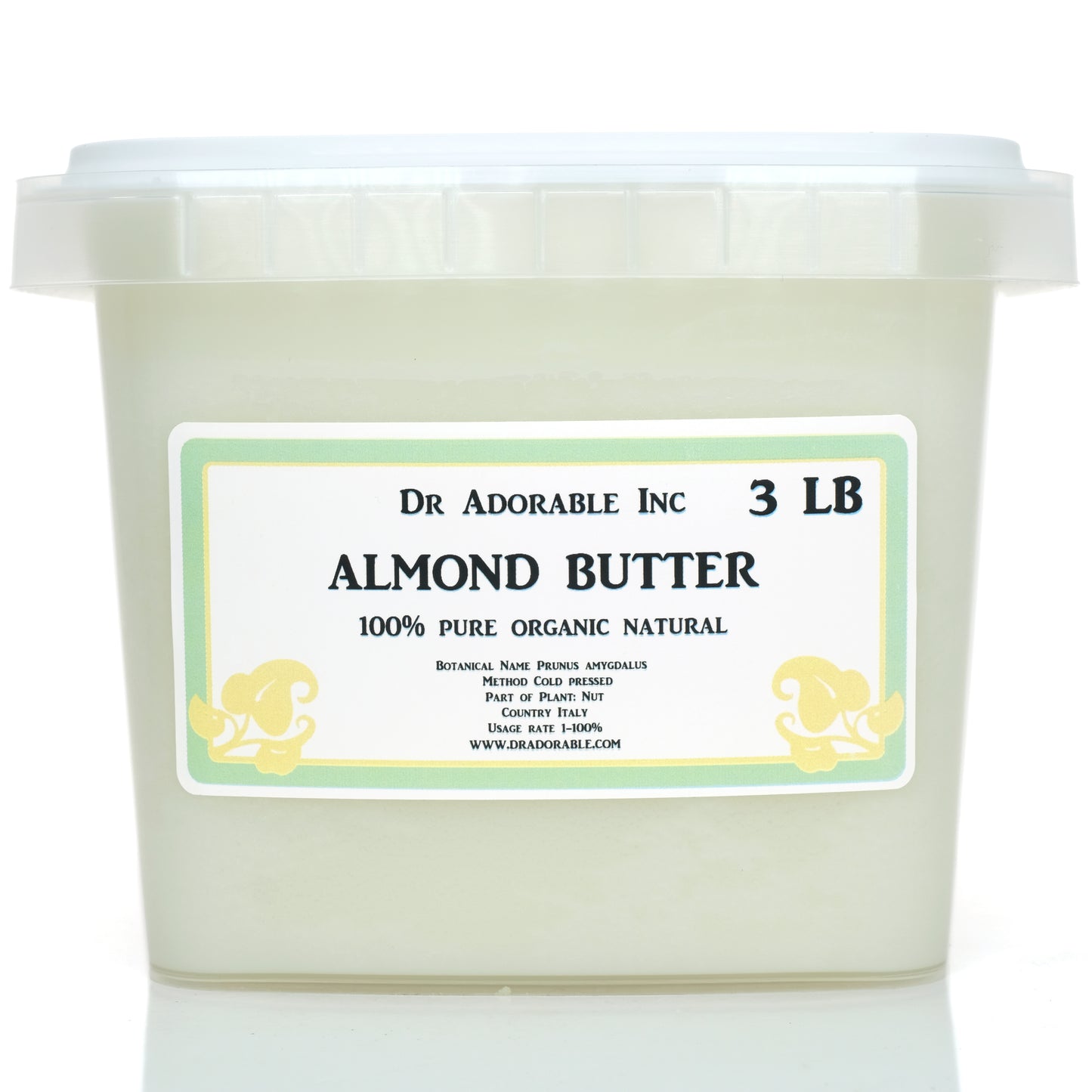 Almond Butter - Pure Natural Premium Organic Cold Pressed