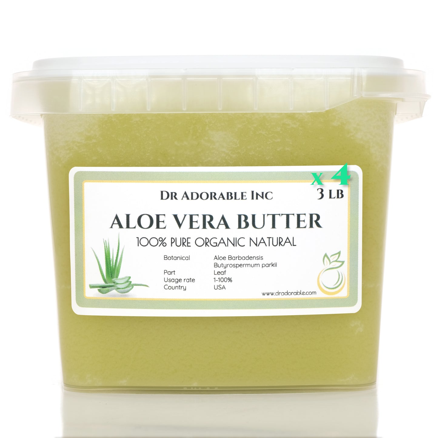 Aloe Vera Butter - Pure Natural Premium Organic Cold Pressed