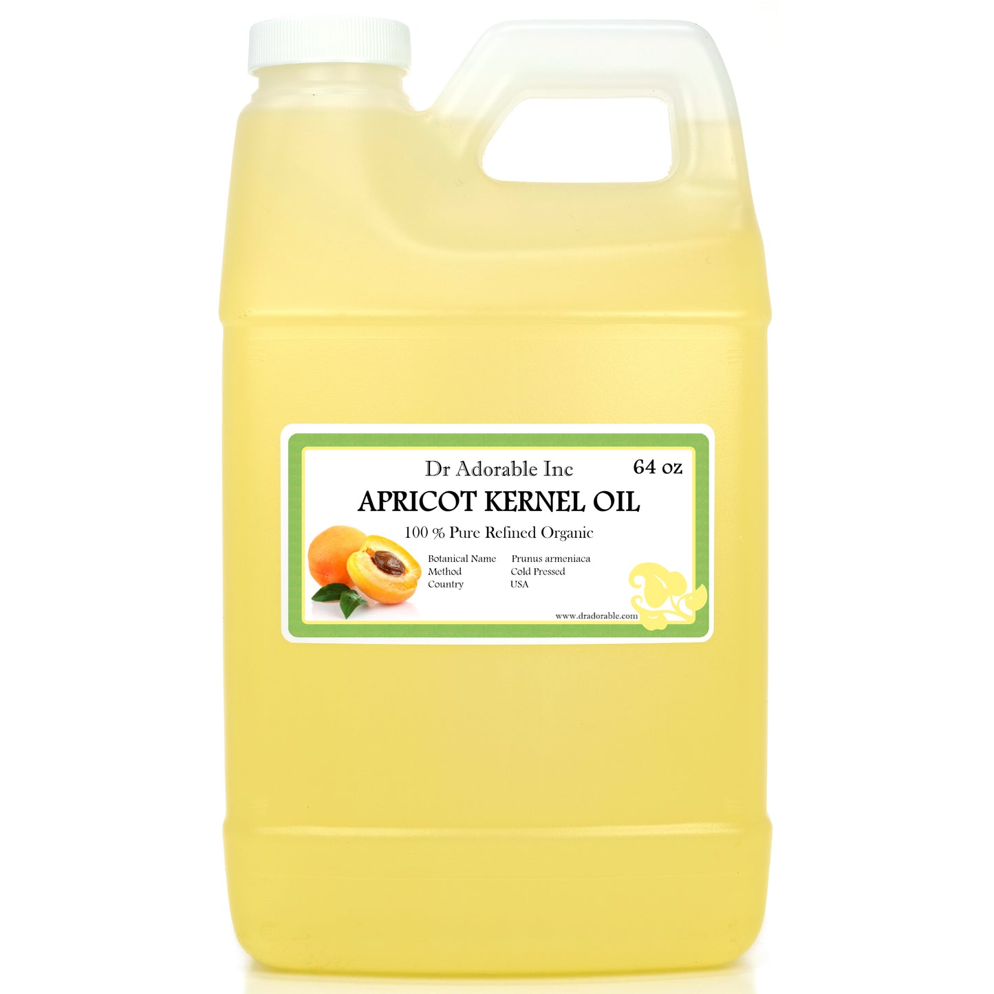 Apricot Kernel Oil - 100% Pure Natural Organic Cold Pressed