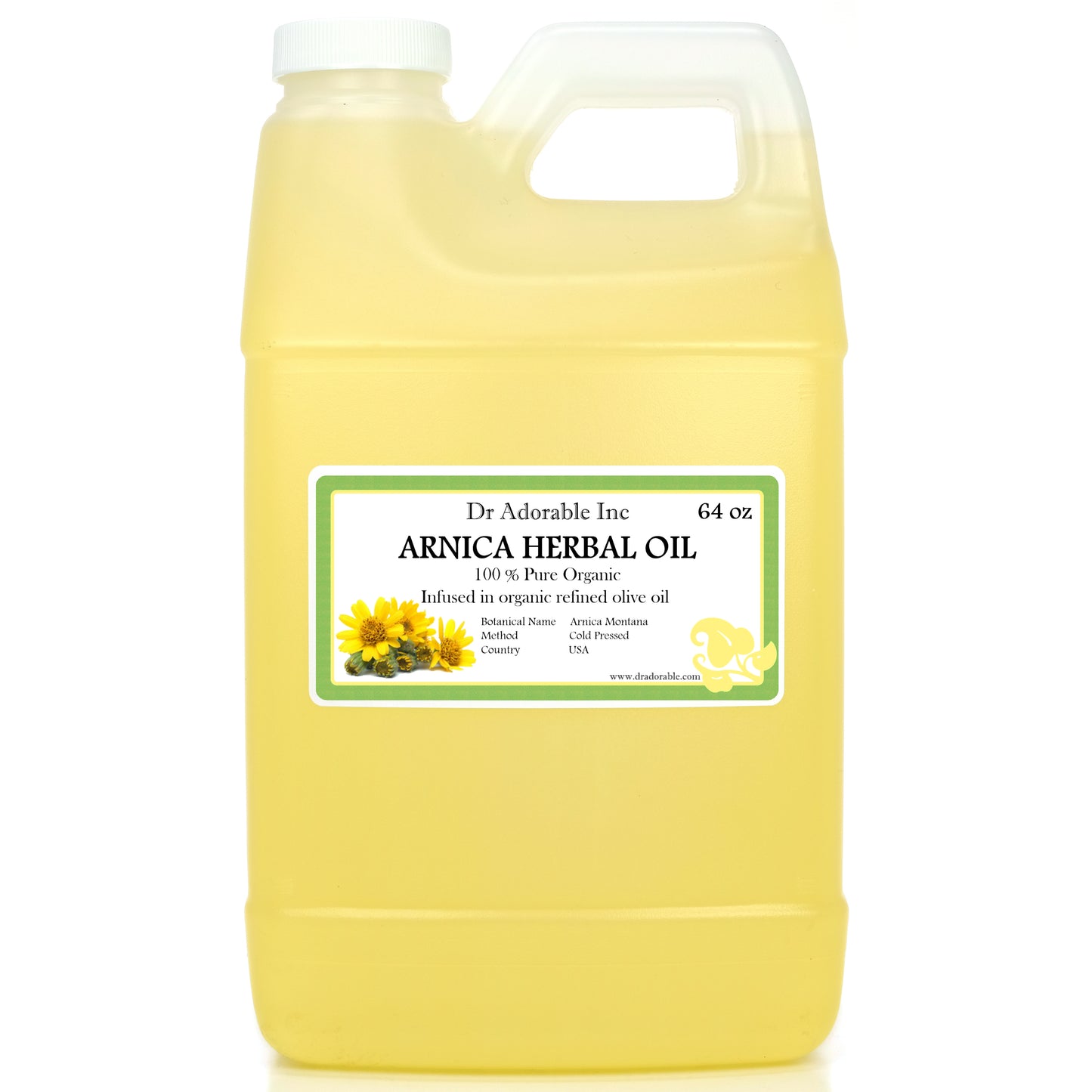 Arnica Herbal Oil - 100% Pure Infused Fresh Natural Organic