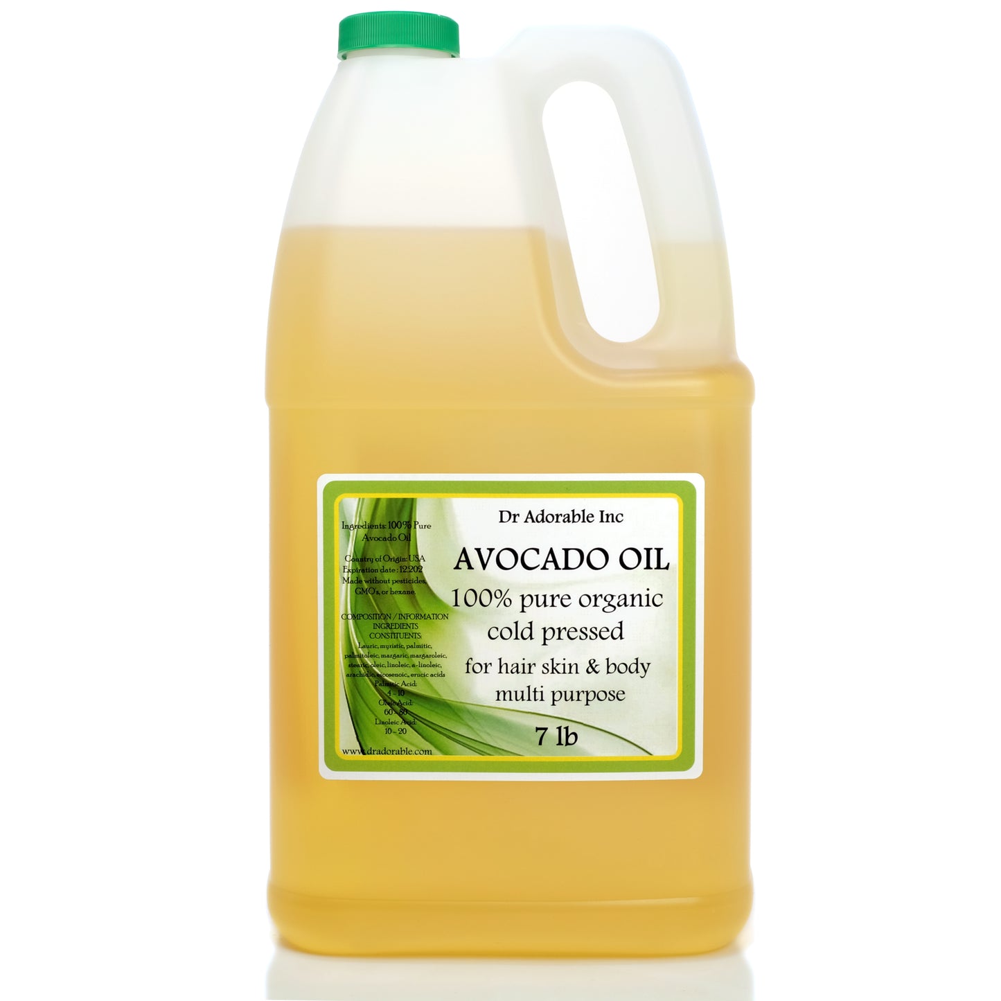 Avocado Oil - 100% Pure Natural Organic Cold Pressed