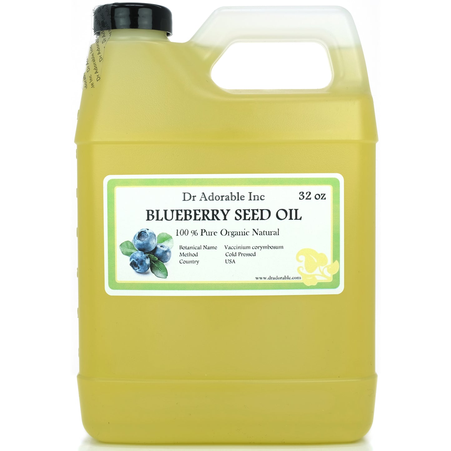 Blueberry Seed Oil - 100% Pure Natural Organic Cold Pressed