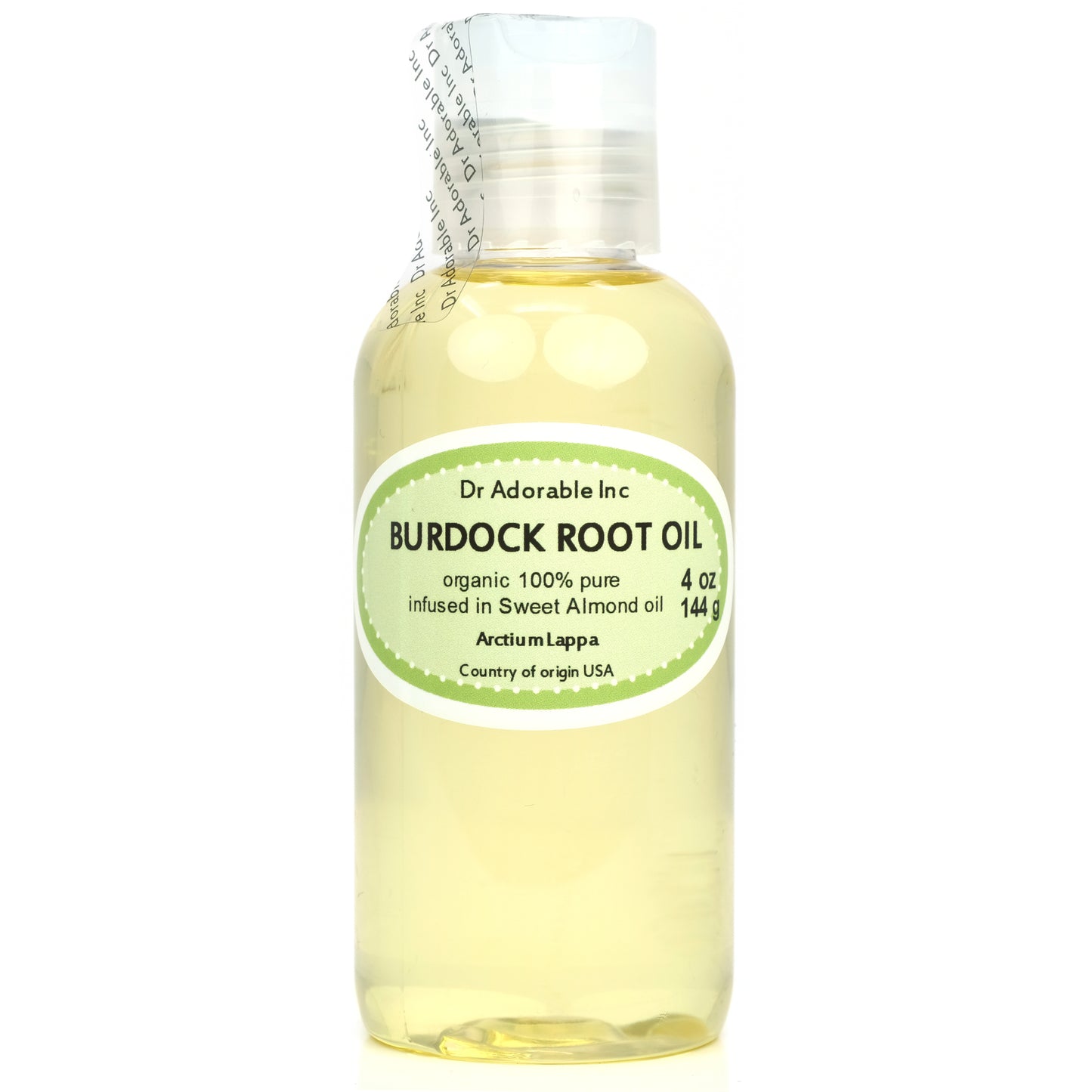 Burdock Root Oil - Infused 100% Pure Natural Organic for Skin Hair Nails