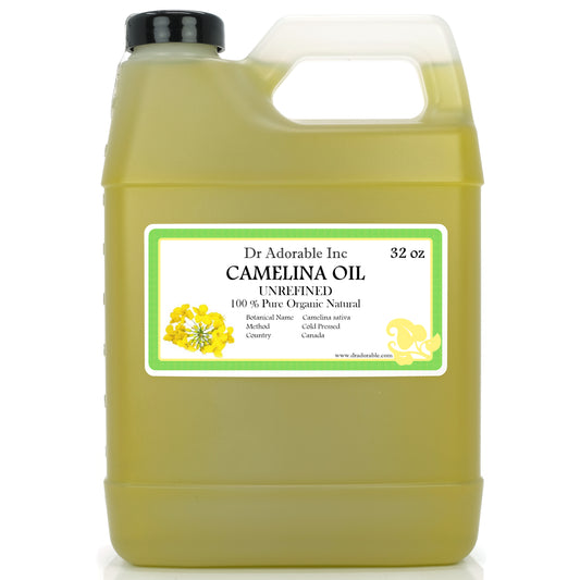 Camelina Seed Oil Unrefined - Pure Organic Cold Pressed