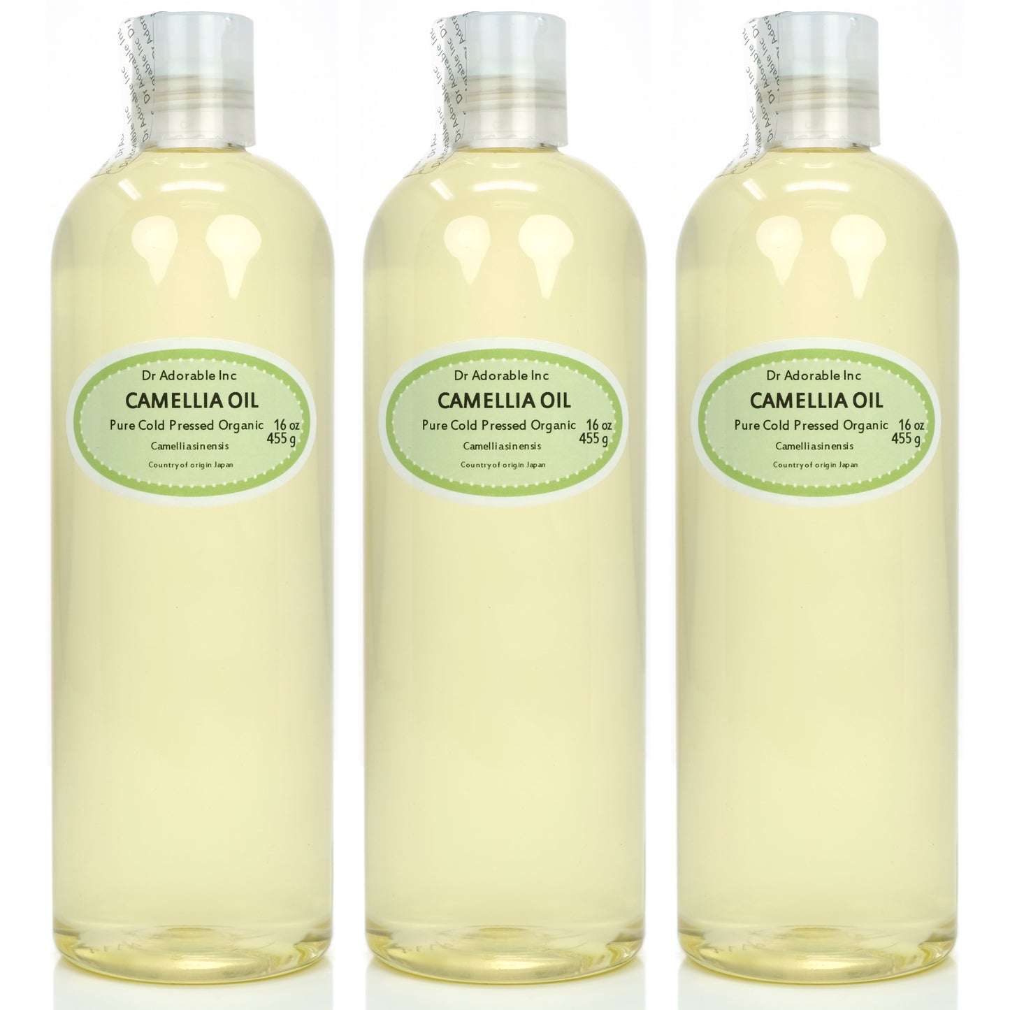 Camellia Seed Oil - 100% Pure Natural Organic Cold Pressed