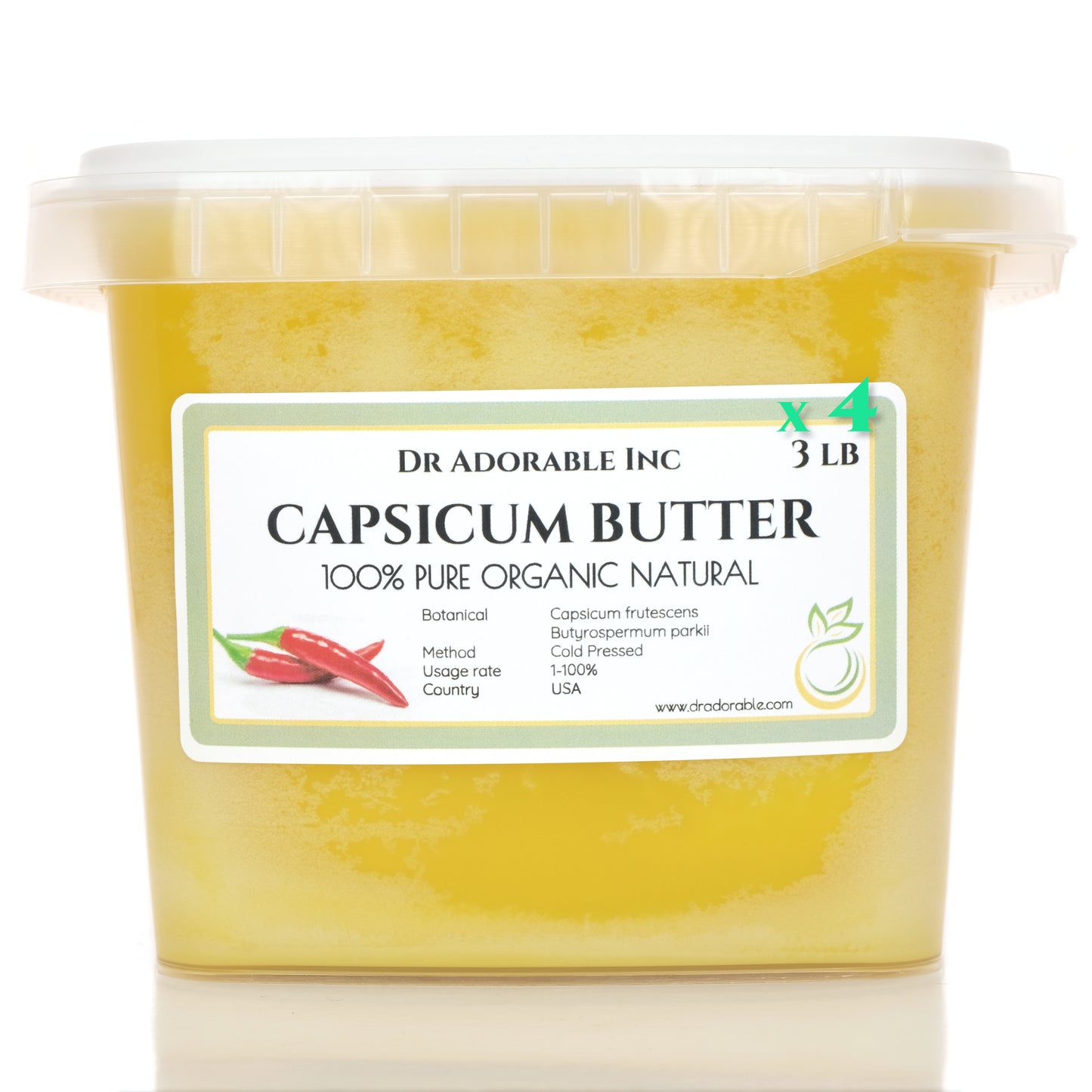 Capsicum Butter - Cold Pressed Pure & Organic