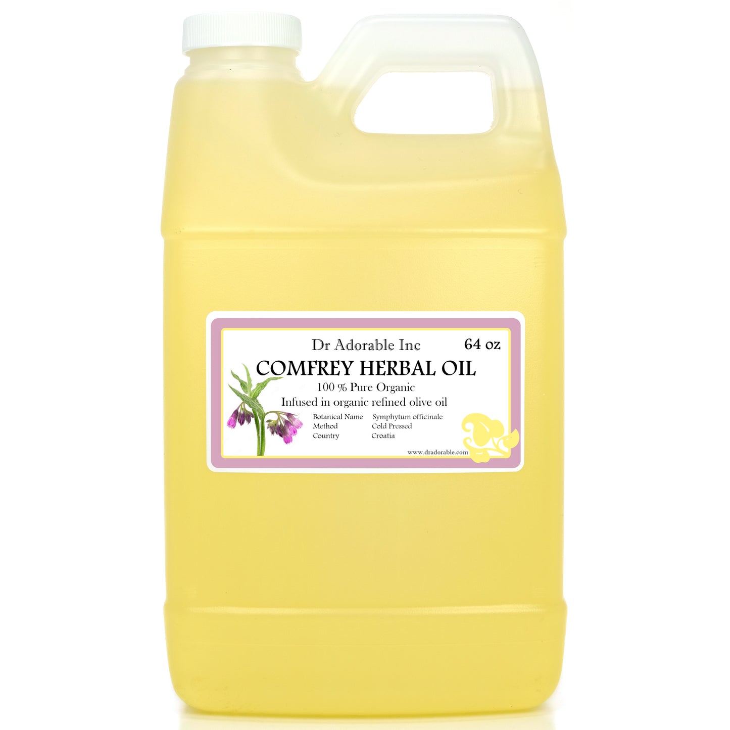 Comfrey Herbal Oil - Infused 100% Pure Natural Organic