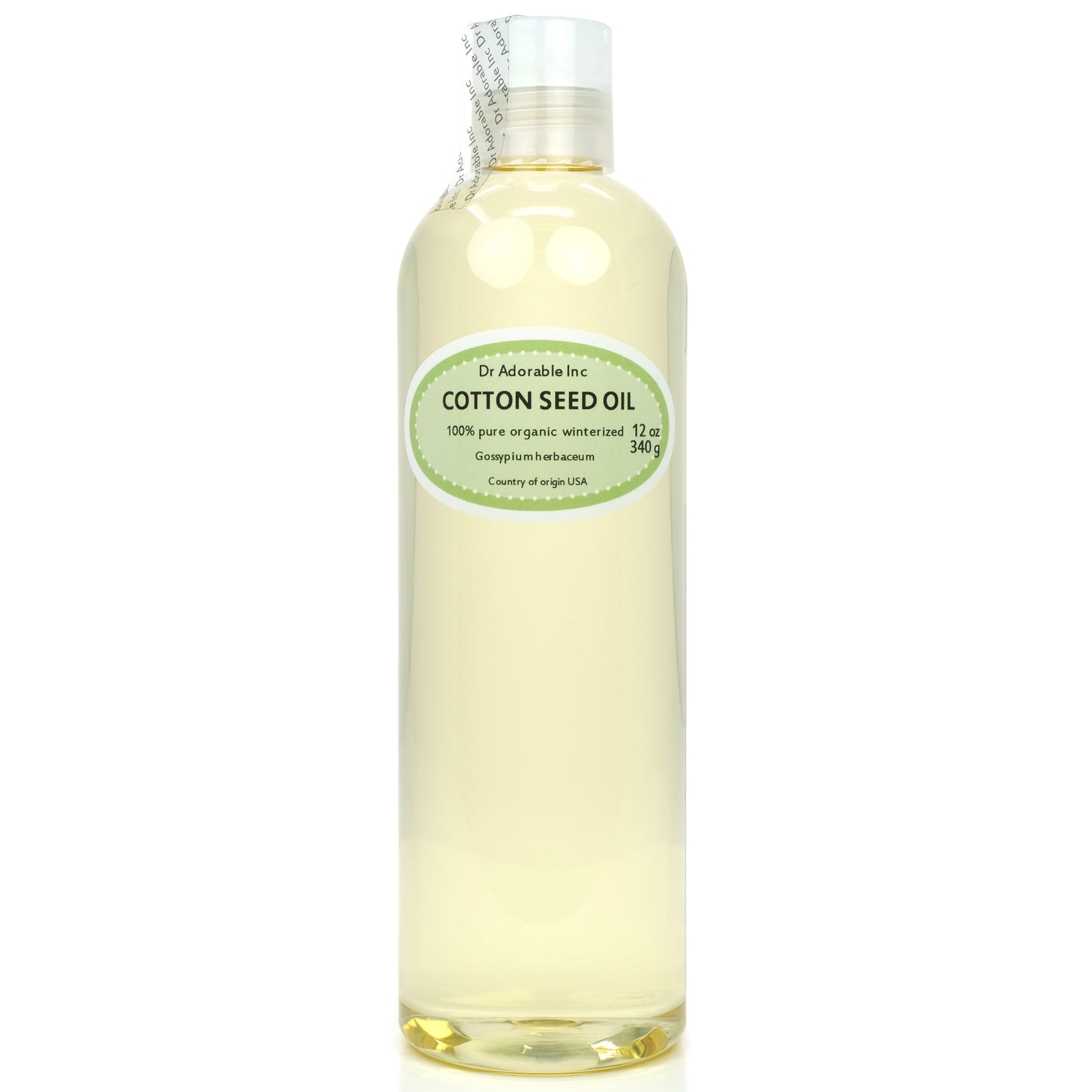 Cottonseed Oil - Winterized 100% Pure Natural Organic Cold Pressed