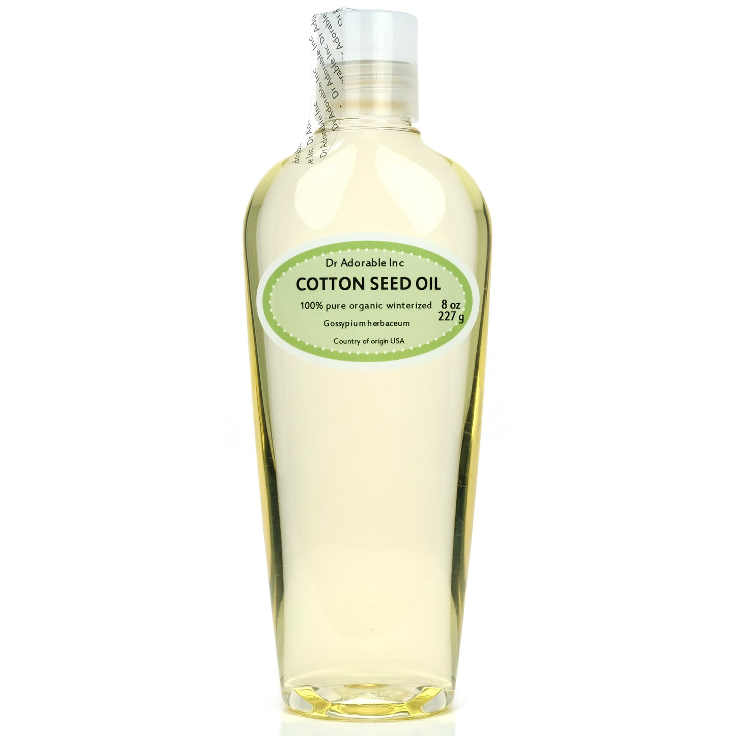 Cottonseed Oil - Winterized 100% Pure Natural Organic Cold Pressed