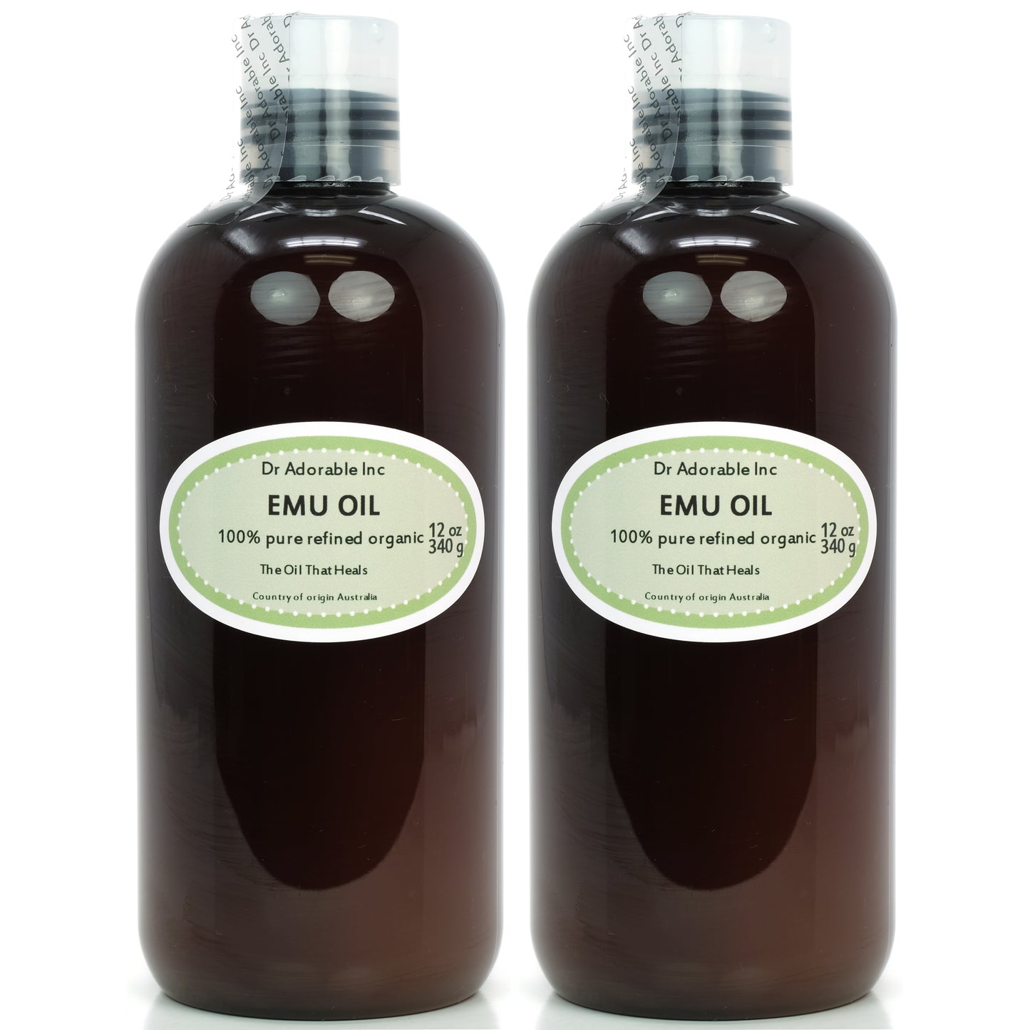 Emu Oil - 100% Pure Natural Triple Refined Organic