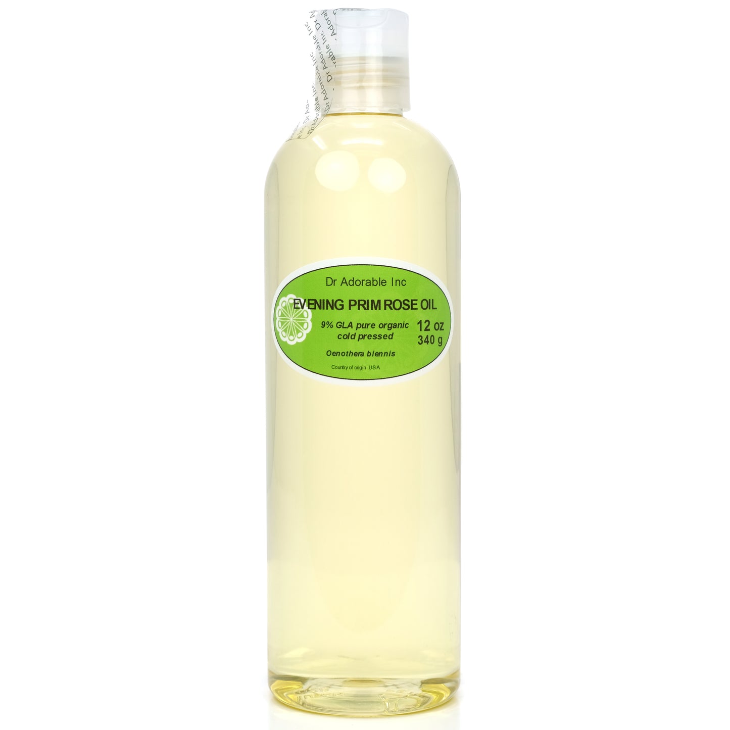 Evening Primrose Oil - 100% Pure Natural Organic Cold Pressed