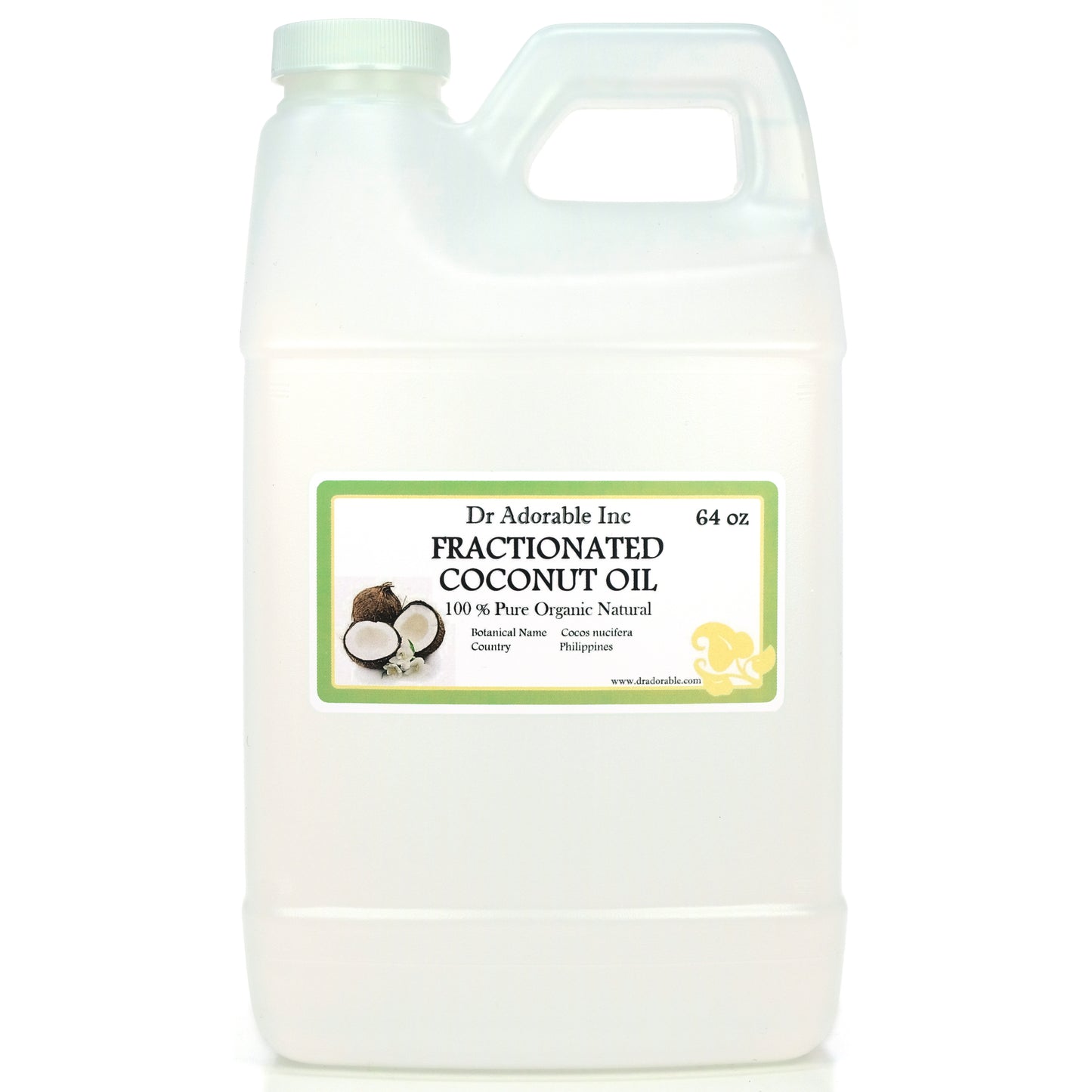 Coconut Fractionated Oil - 100% Pure Natural Organic