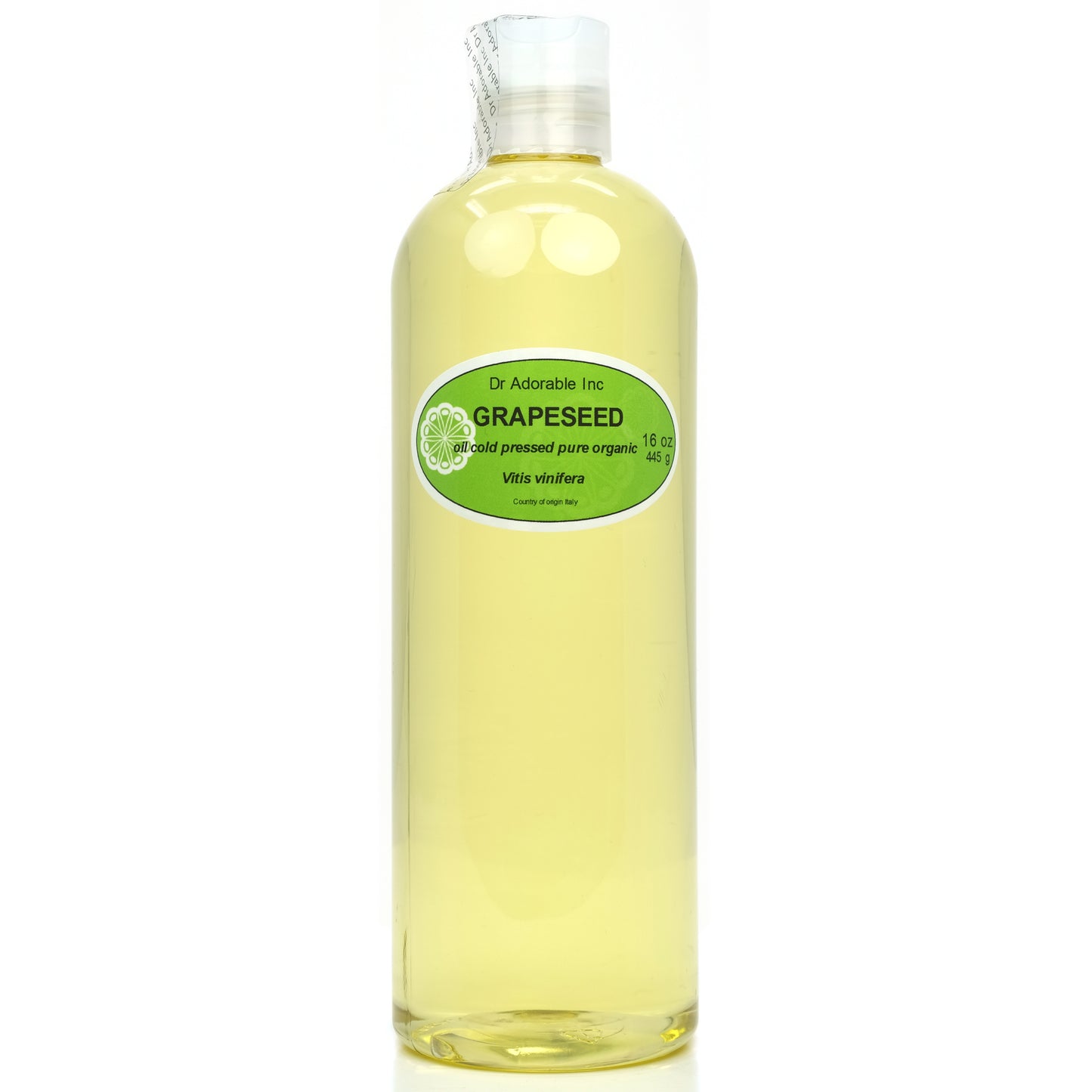 Grapeseed Oil - 100% Pure Cold Pressed Organic Natural