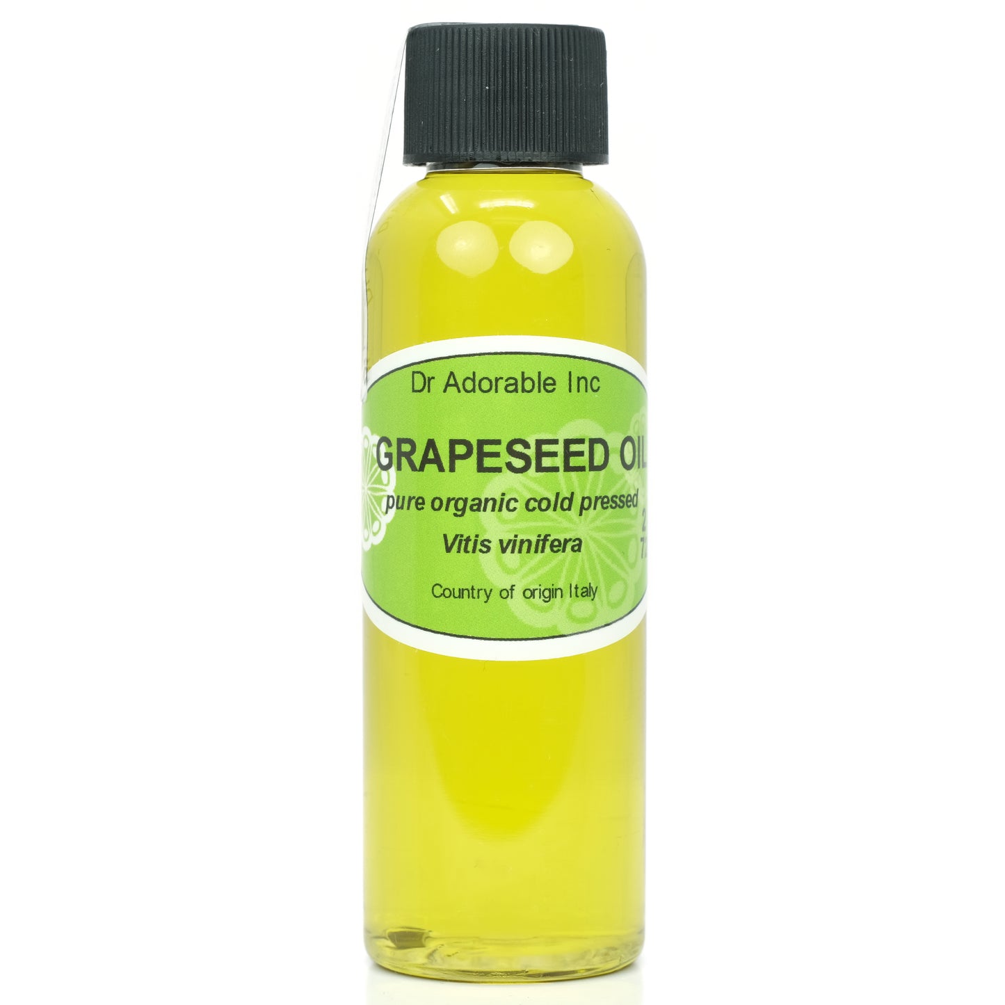 Grapeseed Oil - 100% Pure Cold Pressed Organic Natural