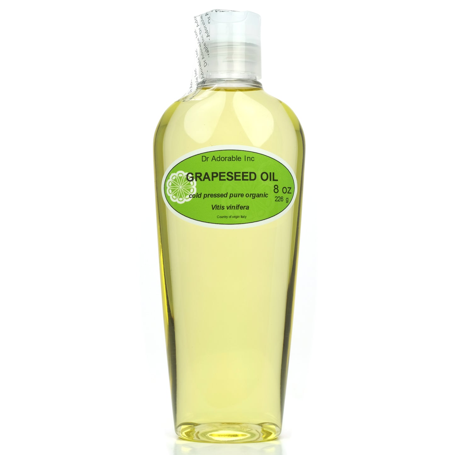 Grapeseed Oil - 100% Pure Cold Pressed Organic Natural