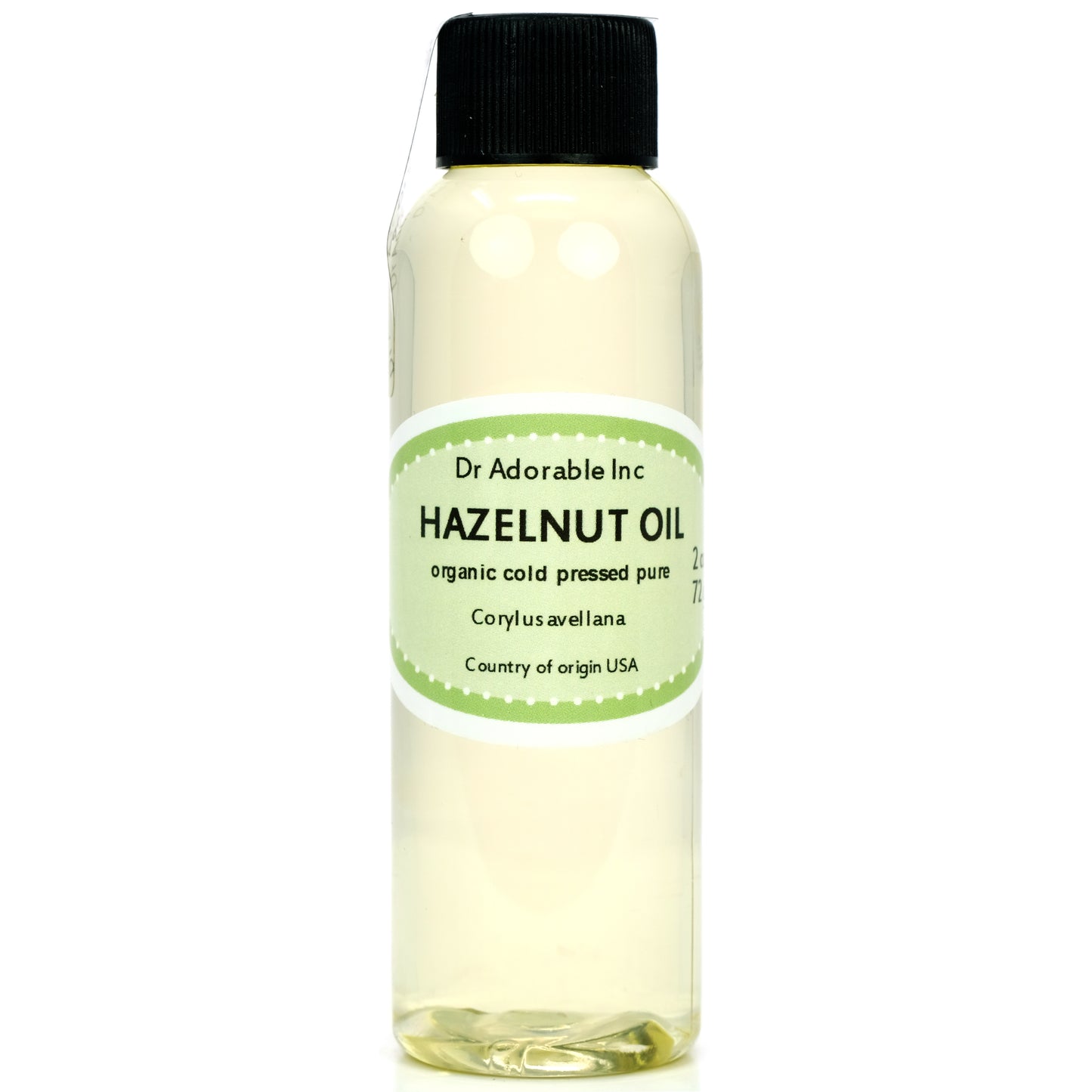 Hazelnut Oil - 100% Pure Natural Organic Cold Expeller Pressed