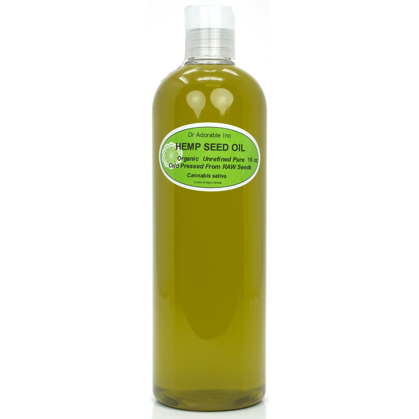 Hemp Seed Oil Unrefined - 100% Pure Natural Cold Pressed Organic