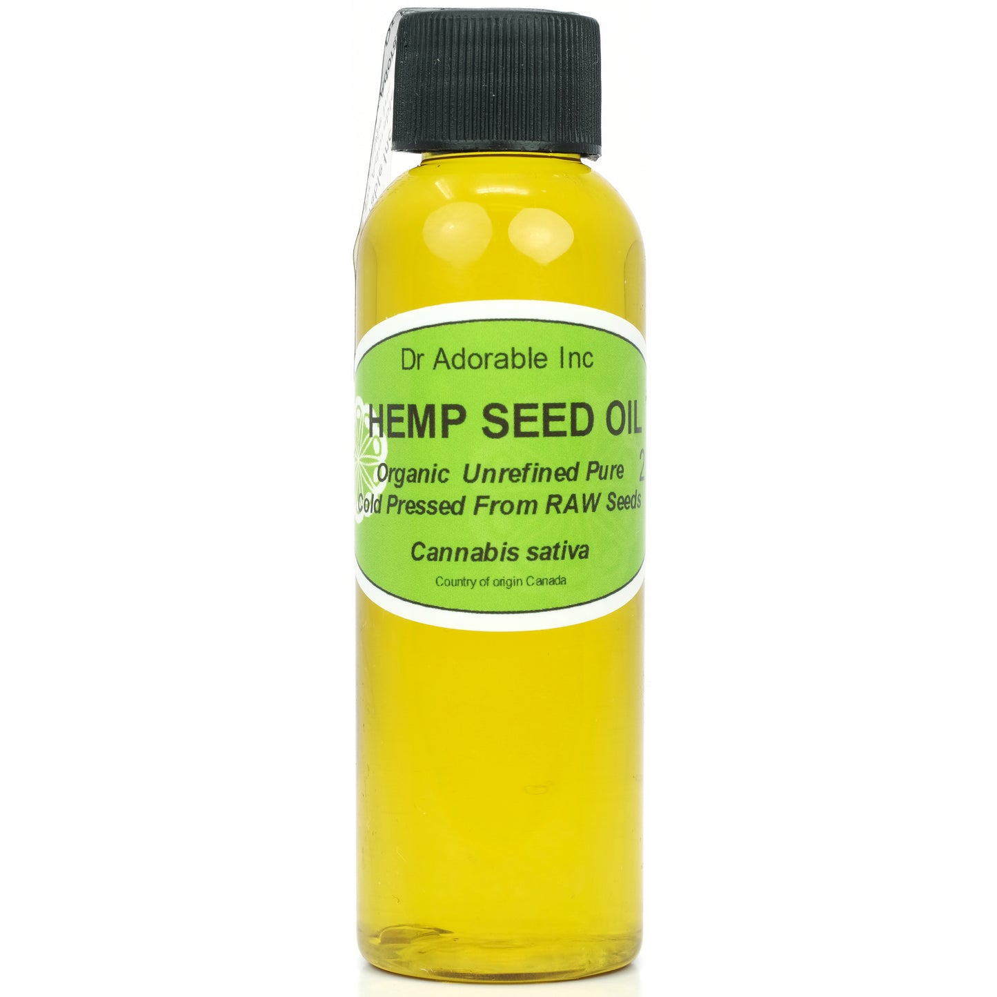 Hemp Seed Oil Unrefined - 100% Pure Natural Cold Pressed Organic