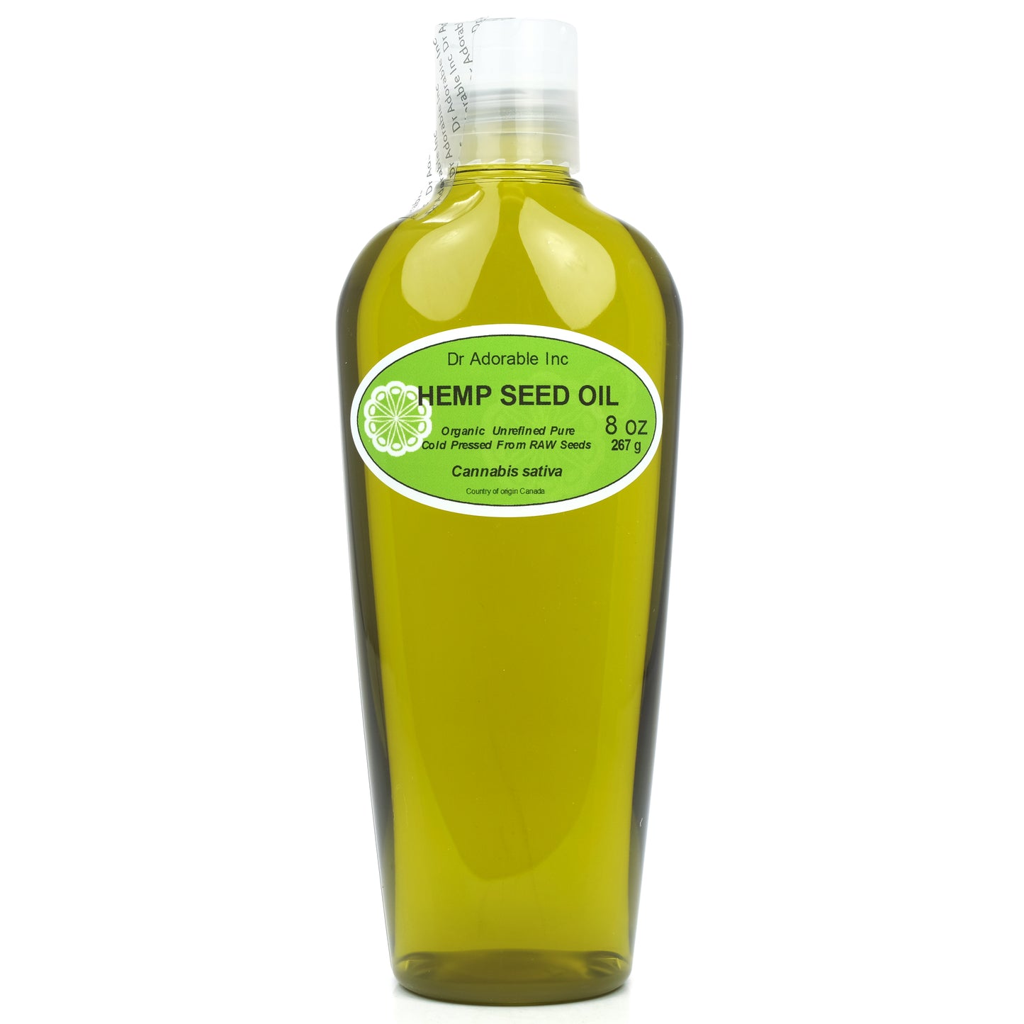 Hemp Seed Oil Unrefined - 100% Pure Natural Cold Pressed Organic