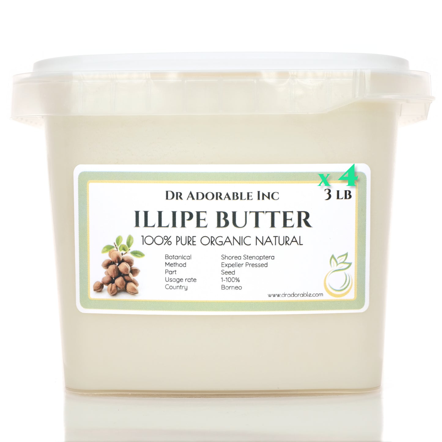 Illipe Butter - Cold Pressed Pure & Organic