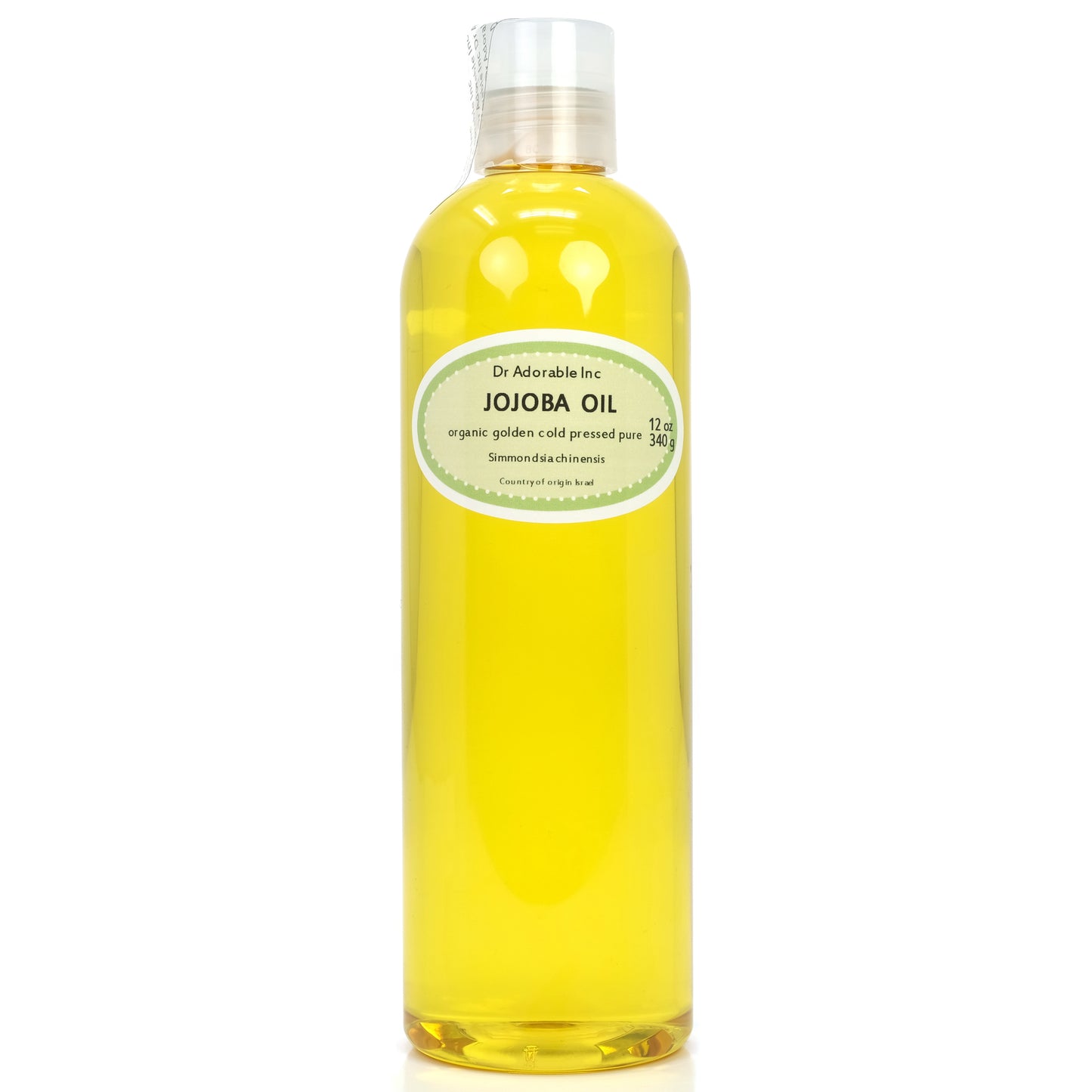 Jojoba Oil Golden Unrefined - 100% Pure Natural Organic Cold Pressed