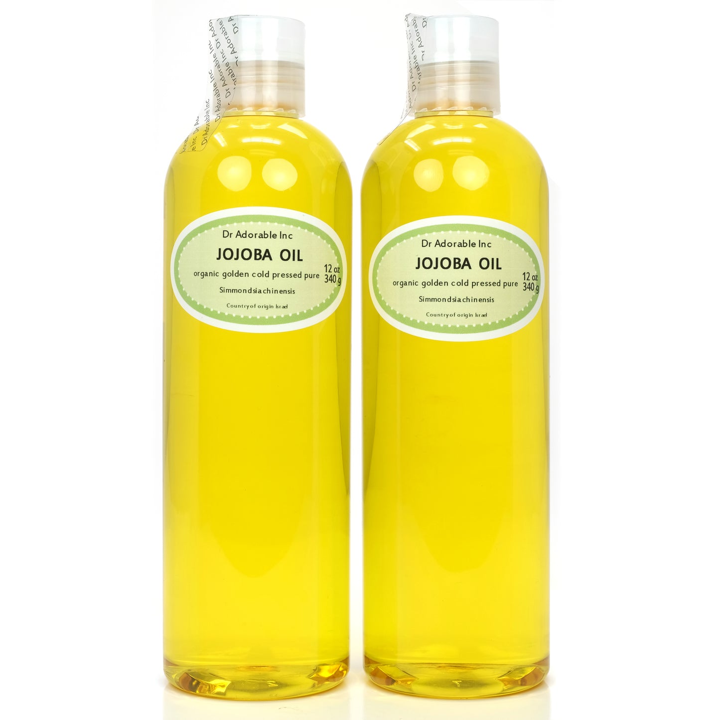 Jojoba Oil Golden Unrefined - 100% Pure Natural Organic Cold Pressed