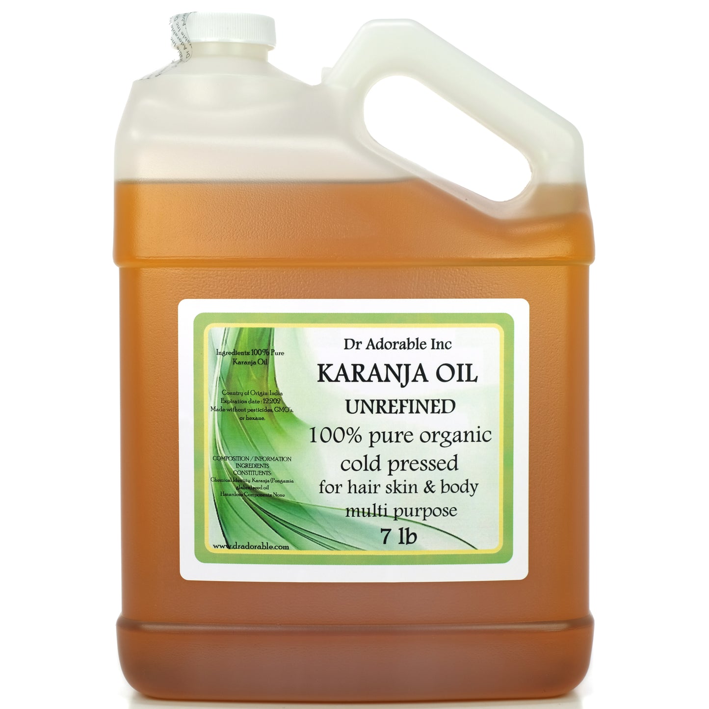 Karanja Oil - Unrefined 100% Pure Natural Organic Cold Pressed