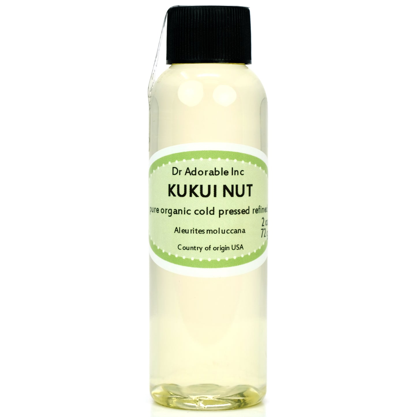 Kukui Nut Oil - 100% Pure Natural Organic Cold Pressed