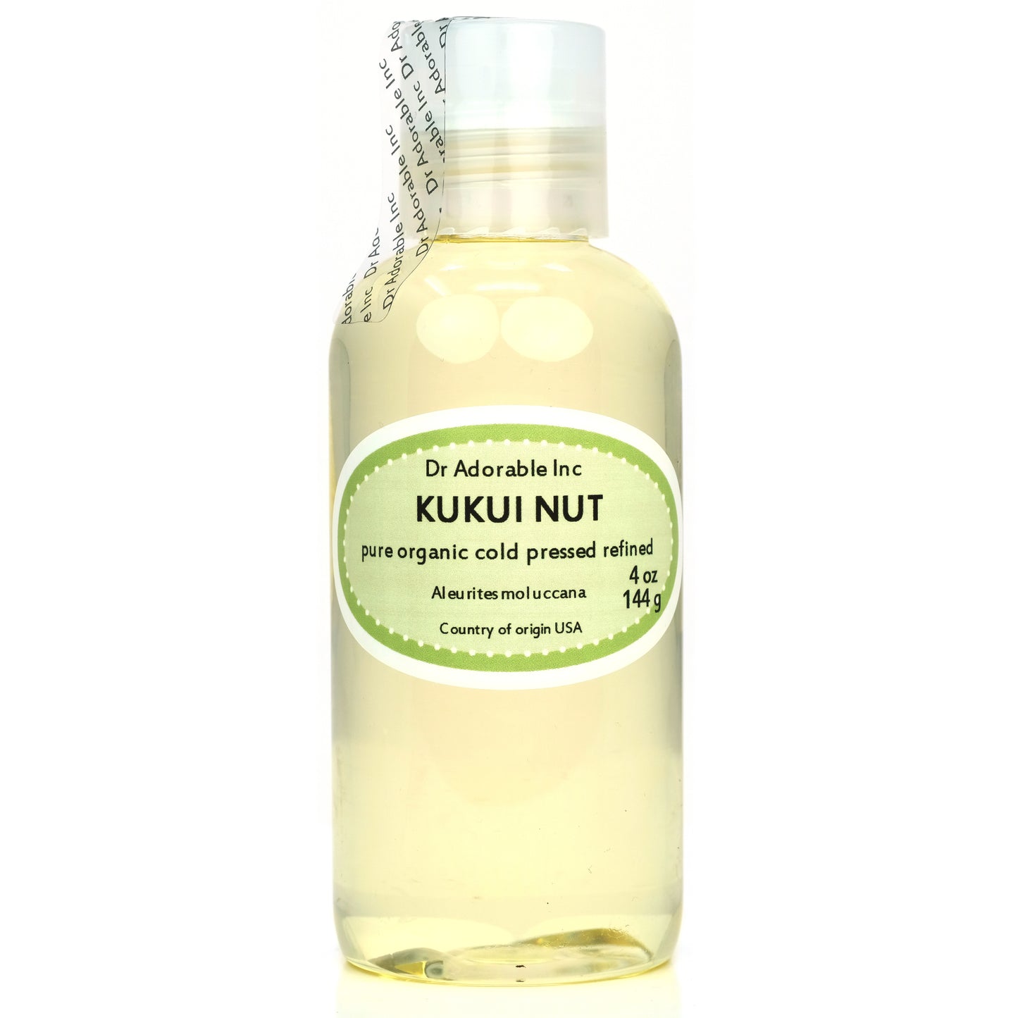 Kukui Nut Oil - 100% Pure Natural Organic Cold Pressed