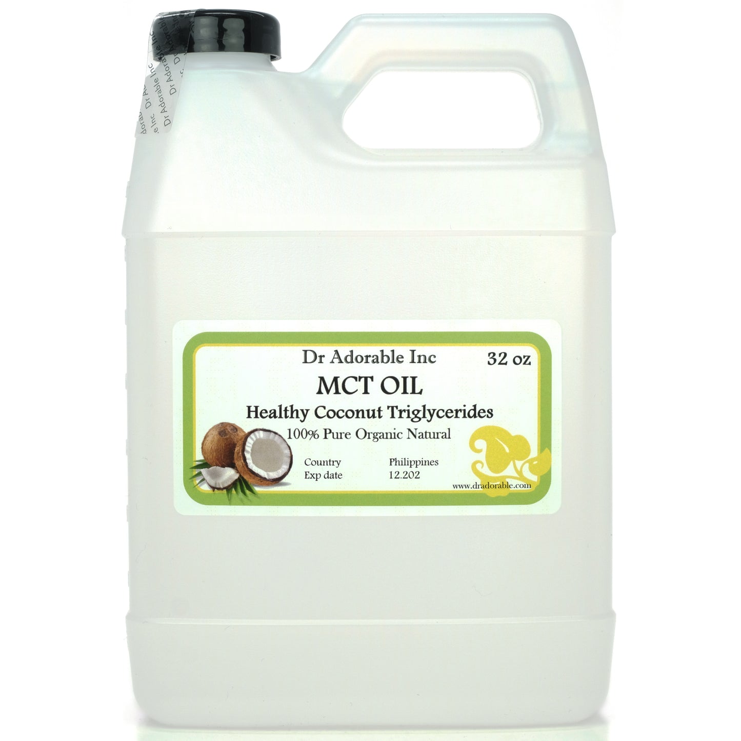MCT Oil - Pure Natural Premium Organic Coconut Oil Medium-Chain Triglyceride