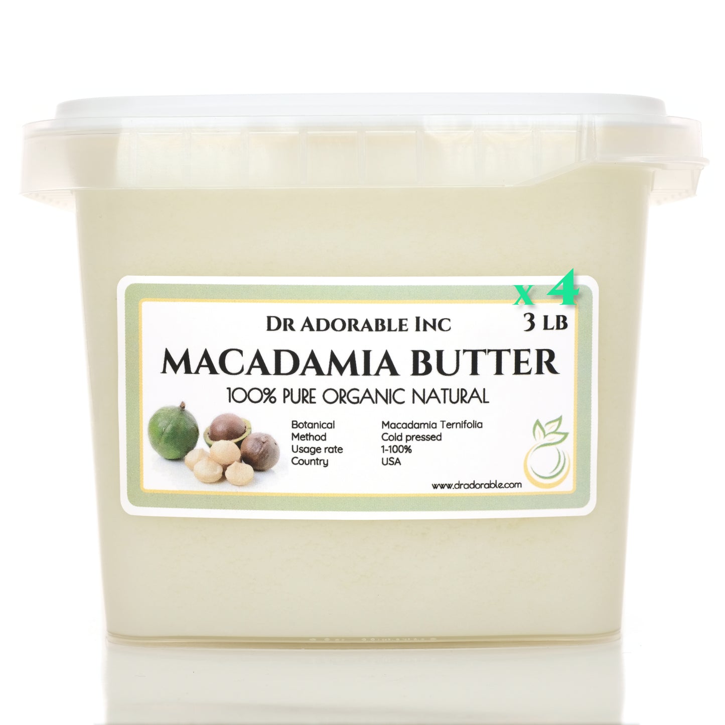 Macadamia Butter - Pure Natural Organic Premium