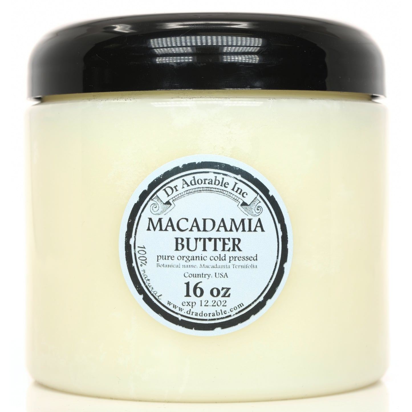 Macadamia Butter - Pure Natural Organic Premium
