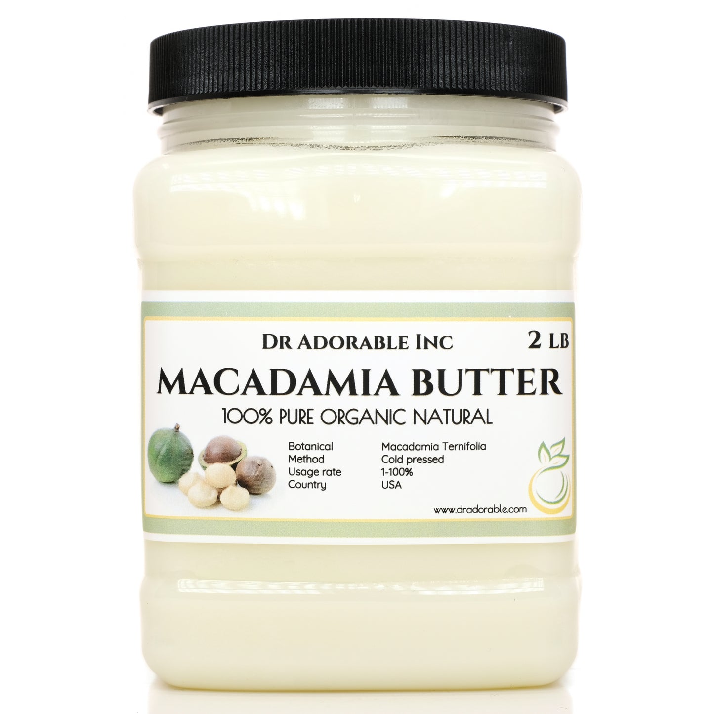Macadamia Butter - Pure Natural Organic Premium