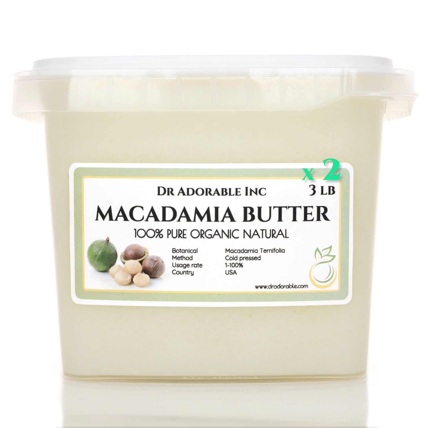 Macadamia Butter - Pure Natural Organic Premium