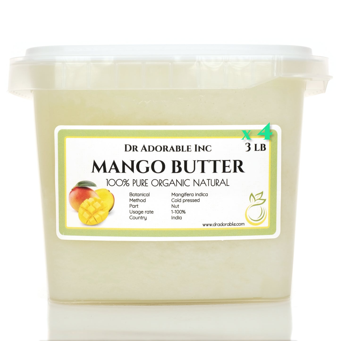 Mango Butter - Pure Natural Premium Organic Raw