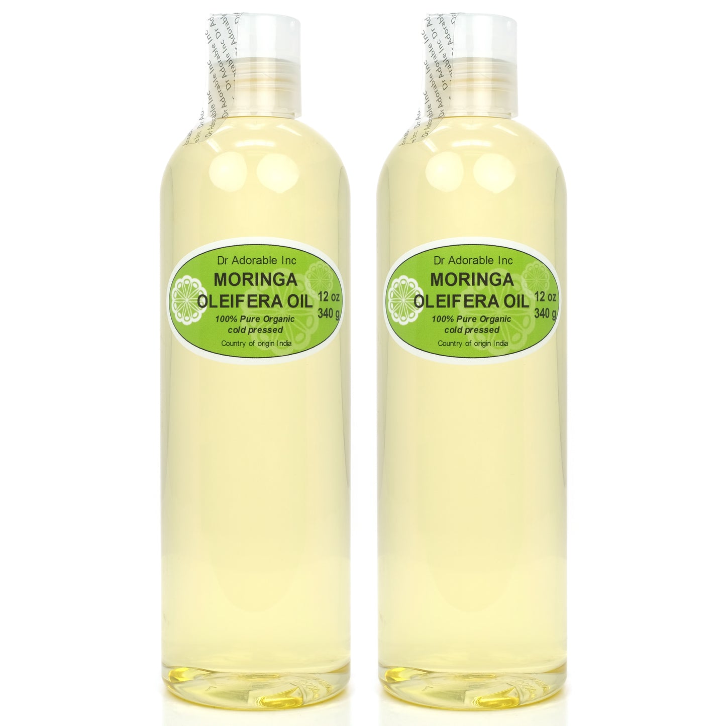 Moringa Oleifera Oil - 100% Pure Organic Natural Cold Pressed