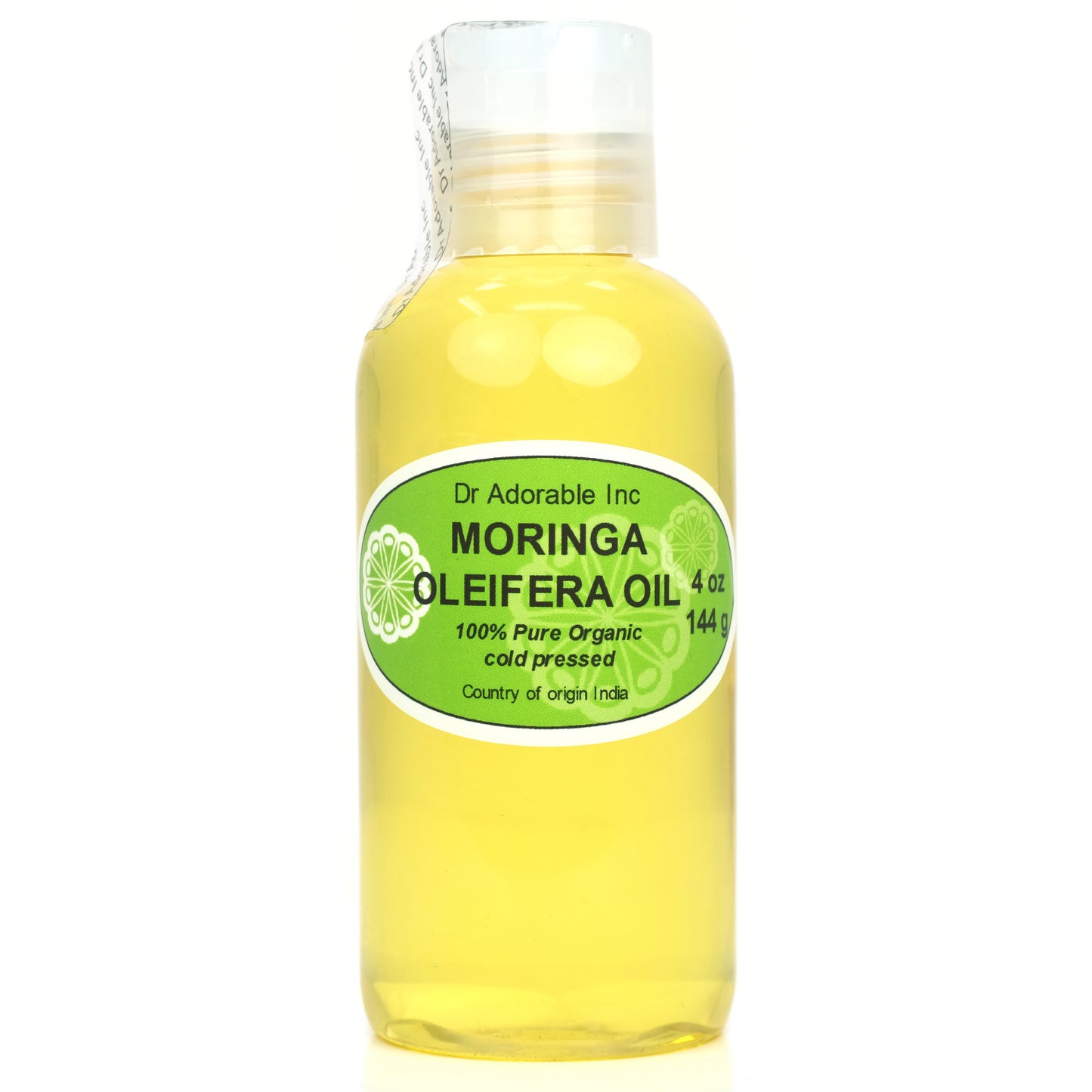 Moringa Oleifera Oil - 100% Pure Organic Natural Cold Pressed