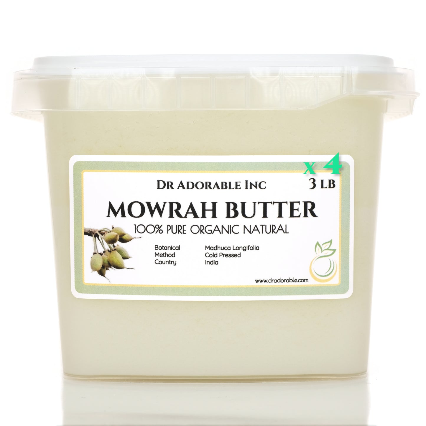 Mowrah Butter - Pure Natural Organic Cold Pressed