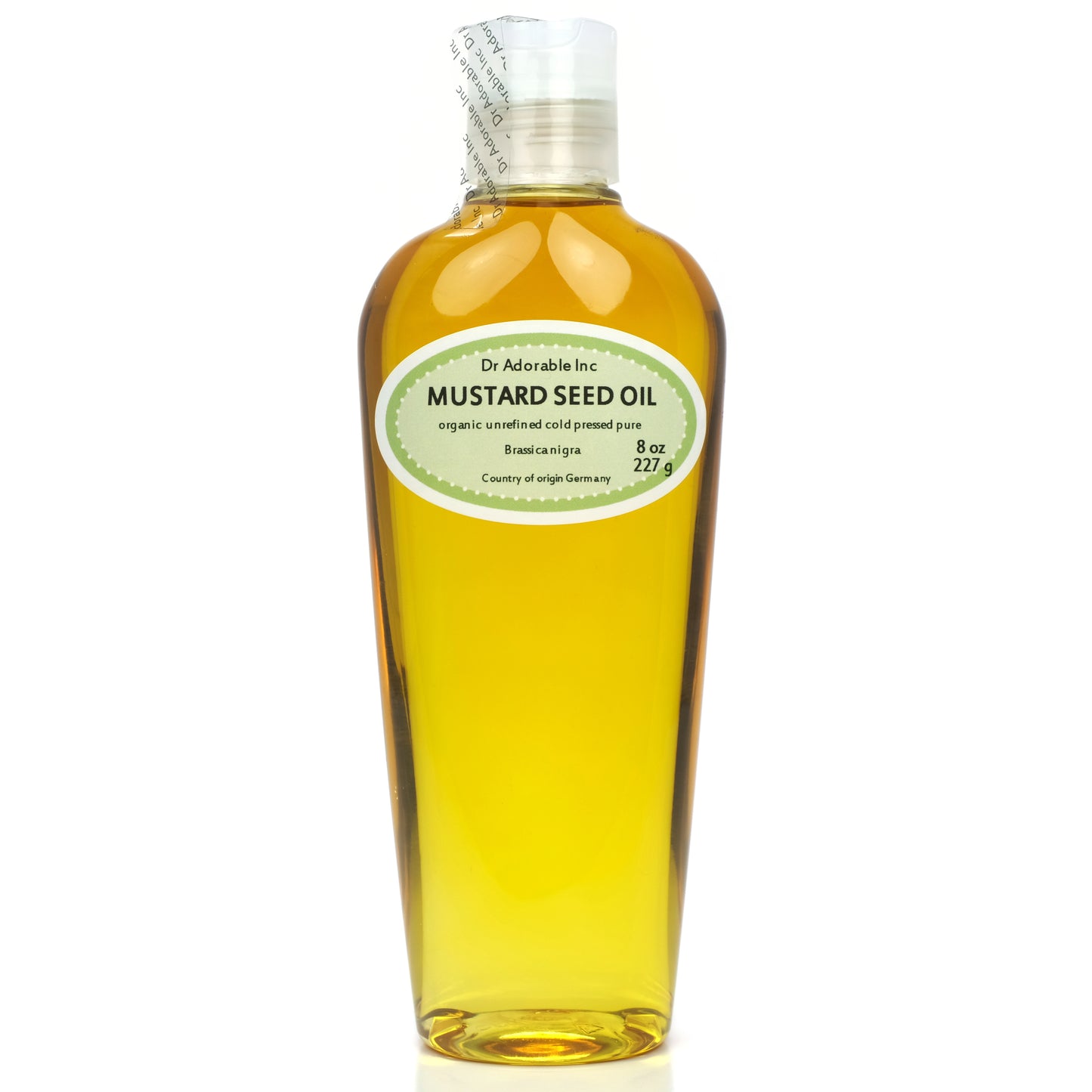 Mustard Seed Oil - Unrefined 100% Pure Natural Premium Organic Cold Pressed