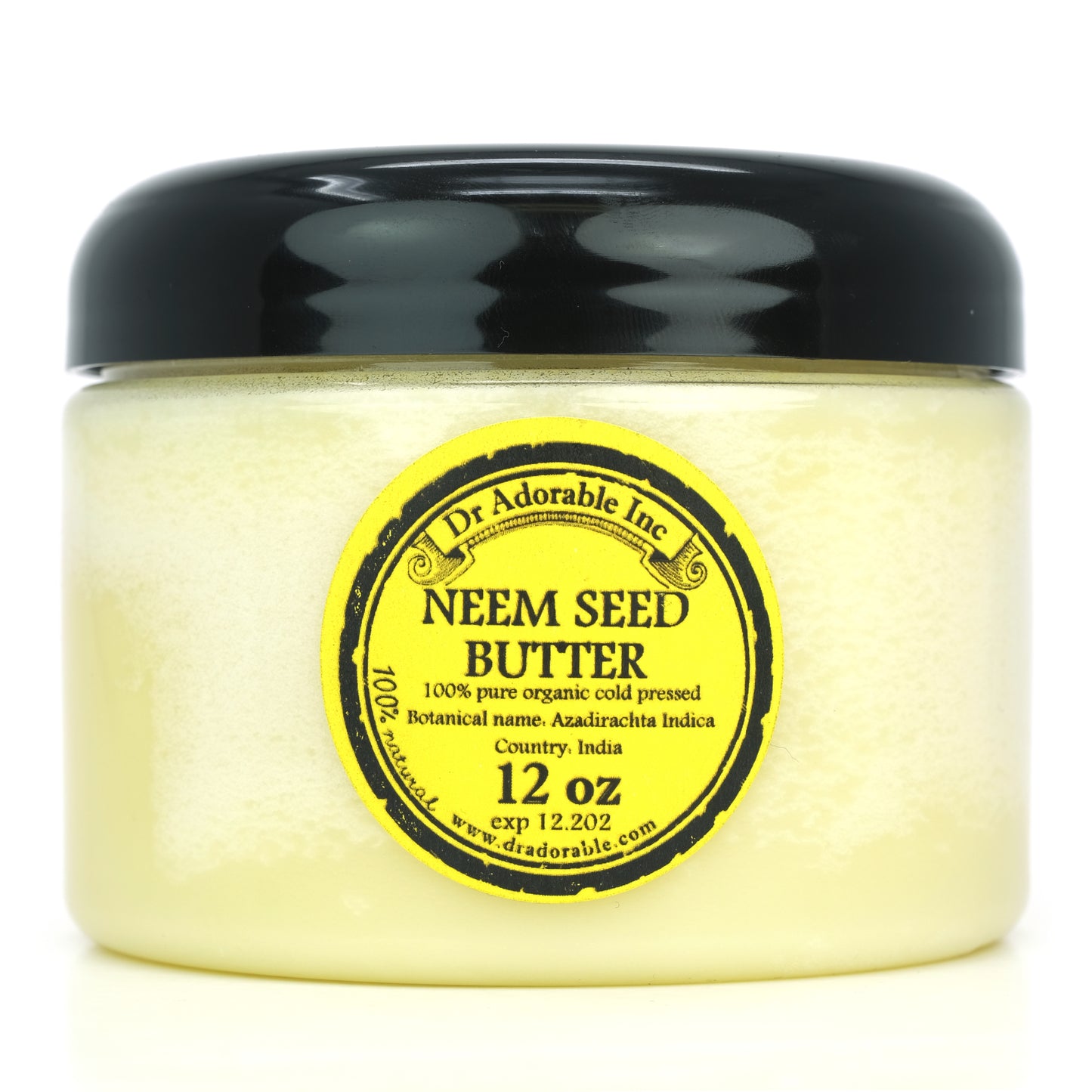 Neem Seed Butter - Unrefined Pure Natural Premium Organic Cold Pressed Raw