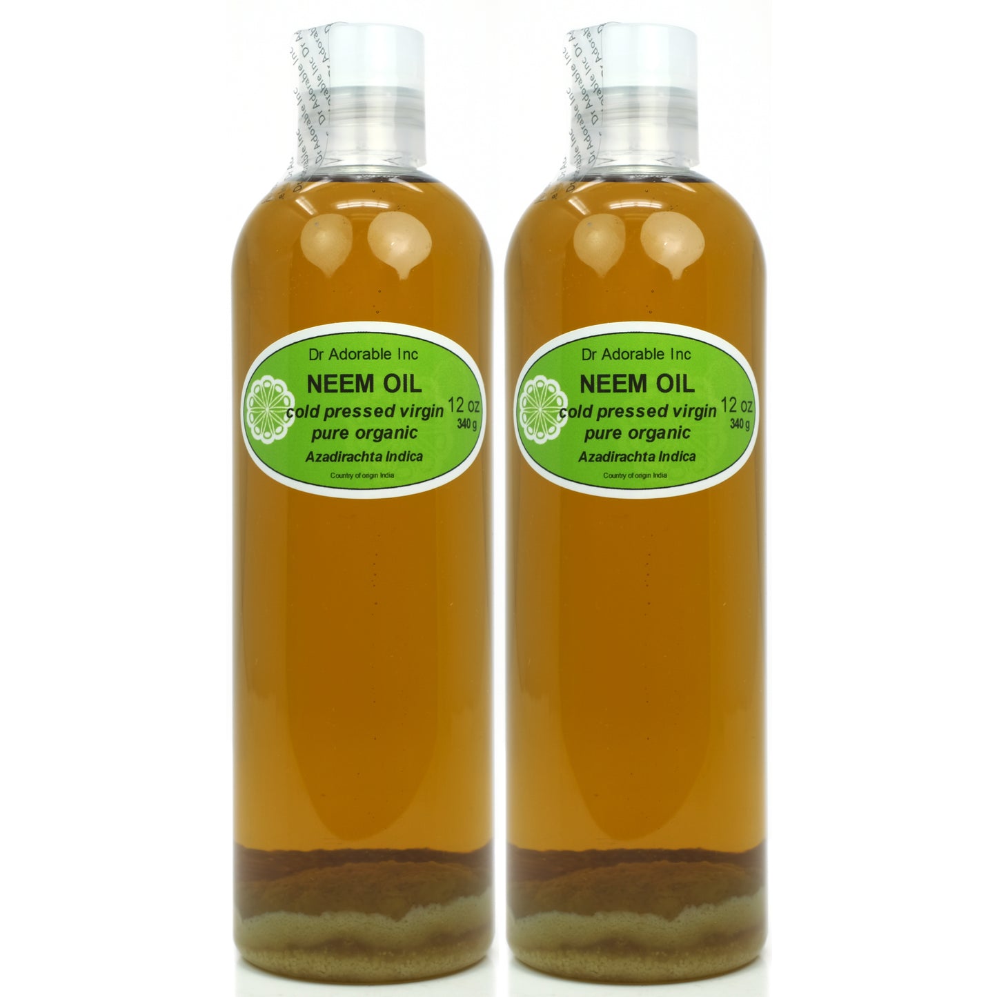 Neem Oil - Unrefined 100% Pure Natural Organic Cold Pressed