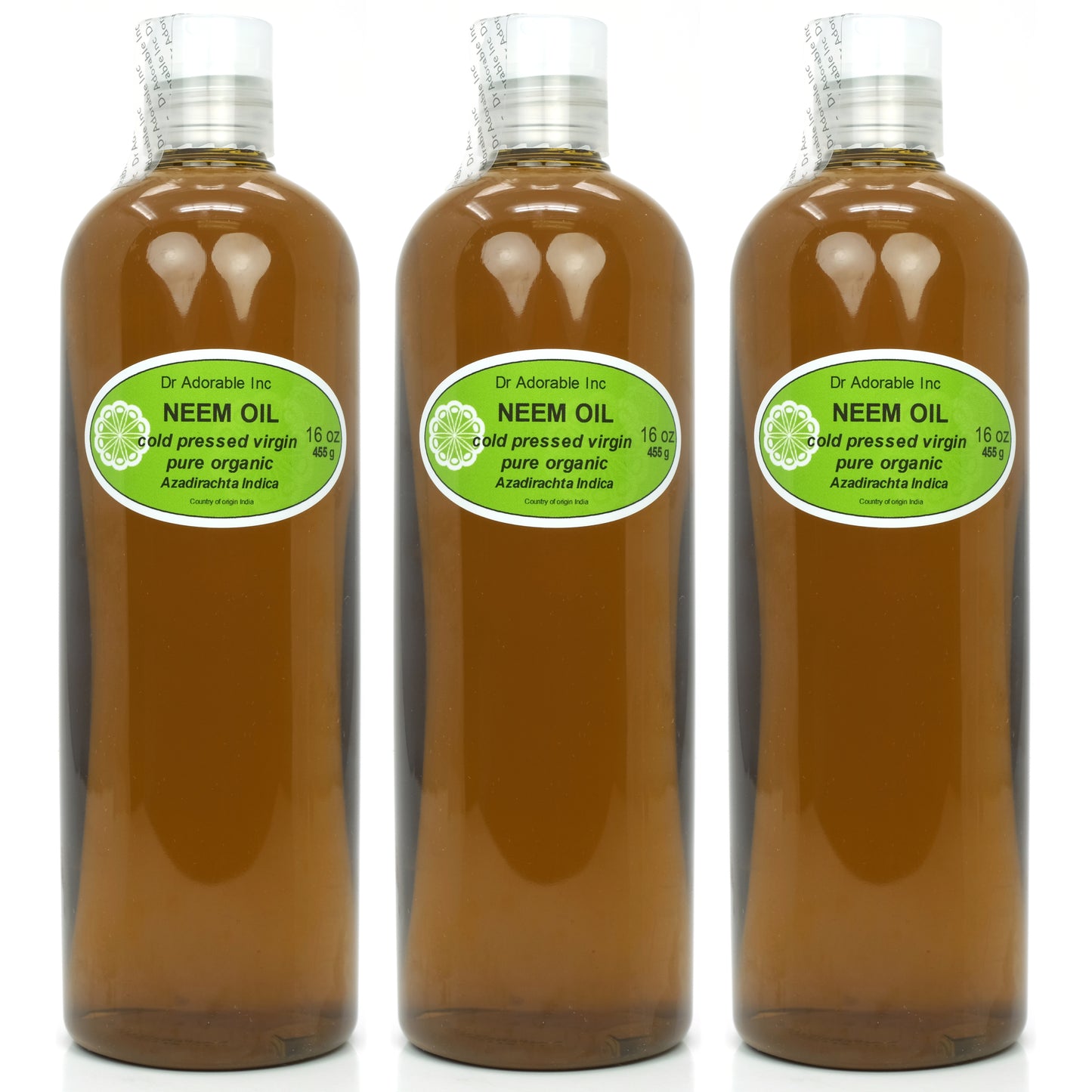 Neem Oil - Unrefined 100% Pure Natural Organic Cold Pressed