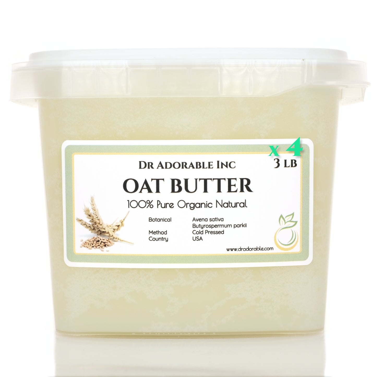 Oat Butter - Pure Natural Organic Cold Pressed