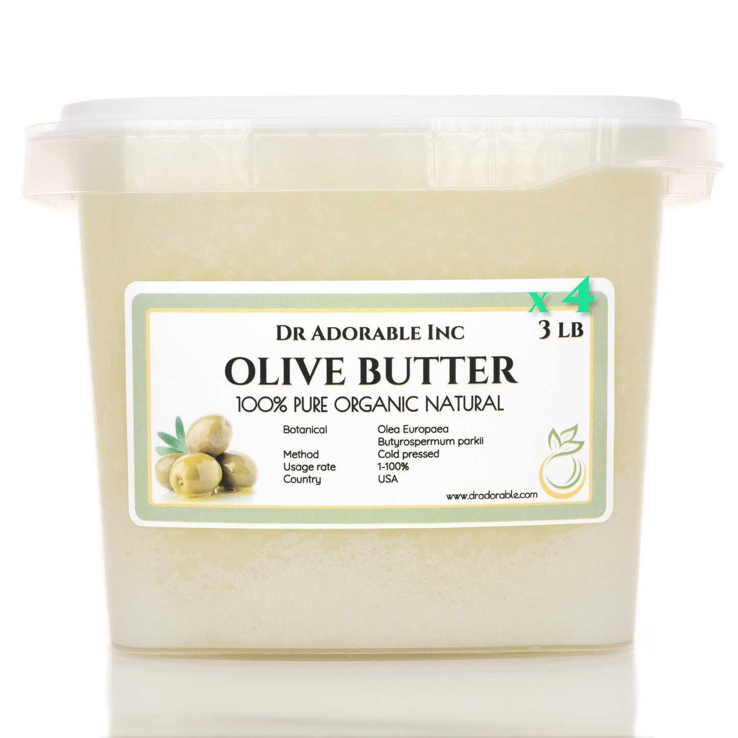 Olive Butter - Pure Natural Organic Cold Pressed