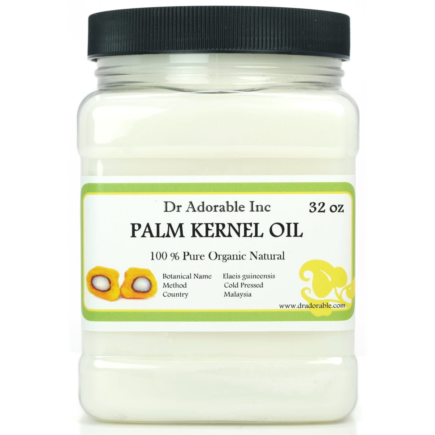 Palm Kernel Oil - 100% Pure Natural Organic Cold Pressed