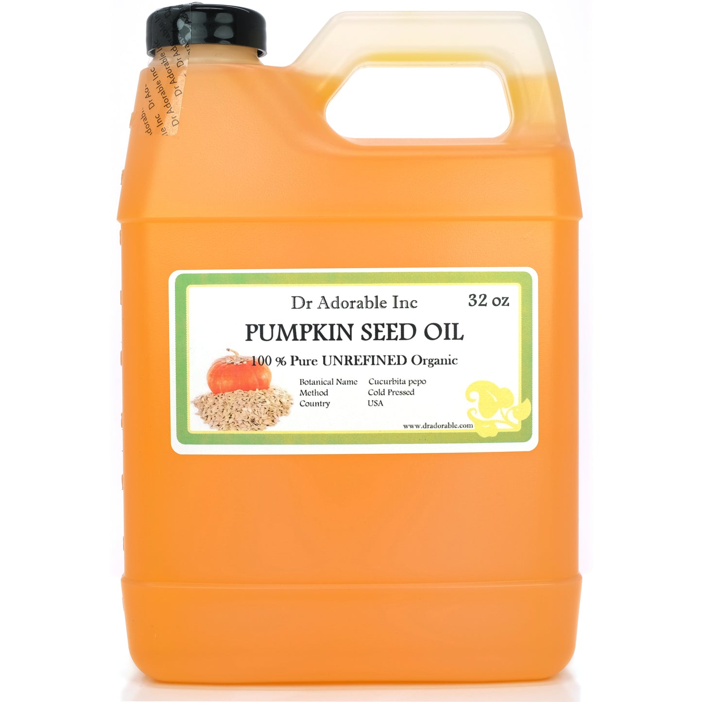 Pumpkin Seed Oil Unrefined - Virgin 100% Pure Natural Premium Organic Cold Pressed