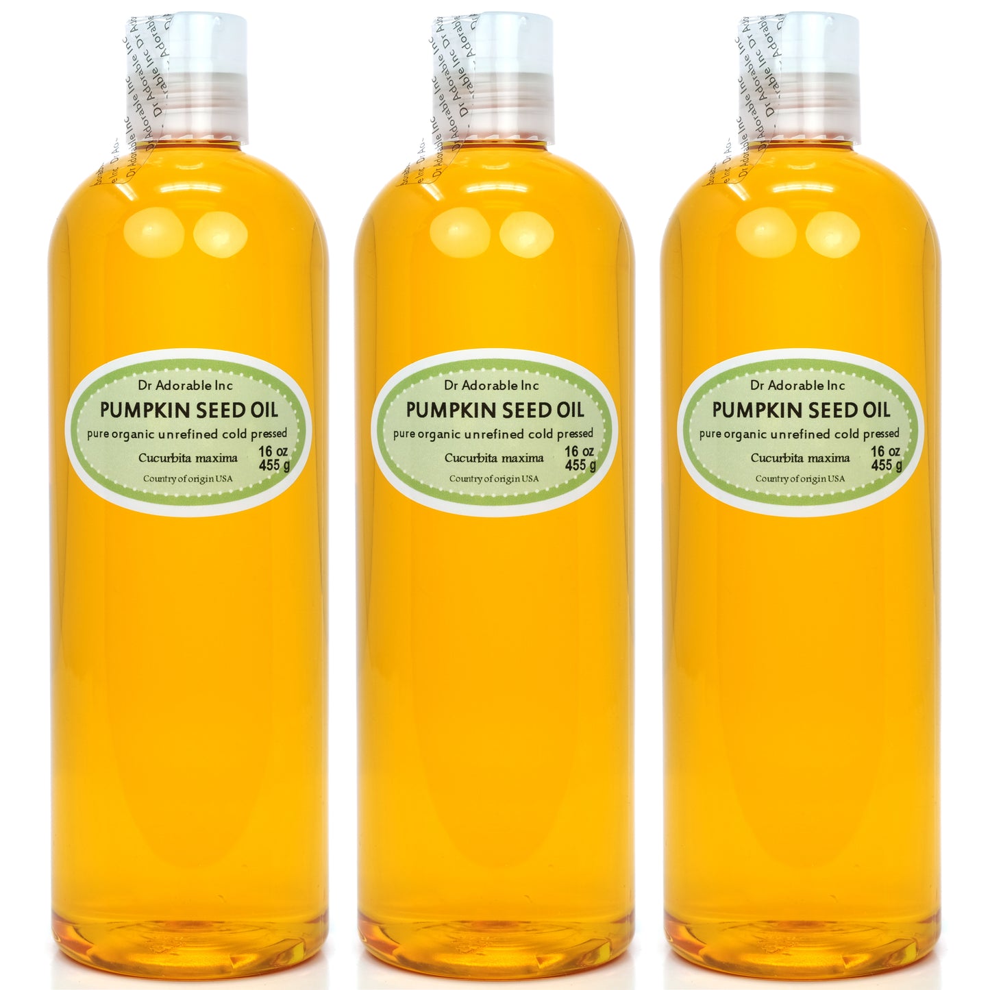 Pumpkin Seed Oil Unrefined - Virgin 100% Pure Natural Premium Organic Cold Pressed