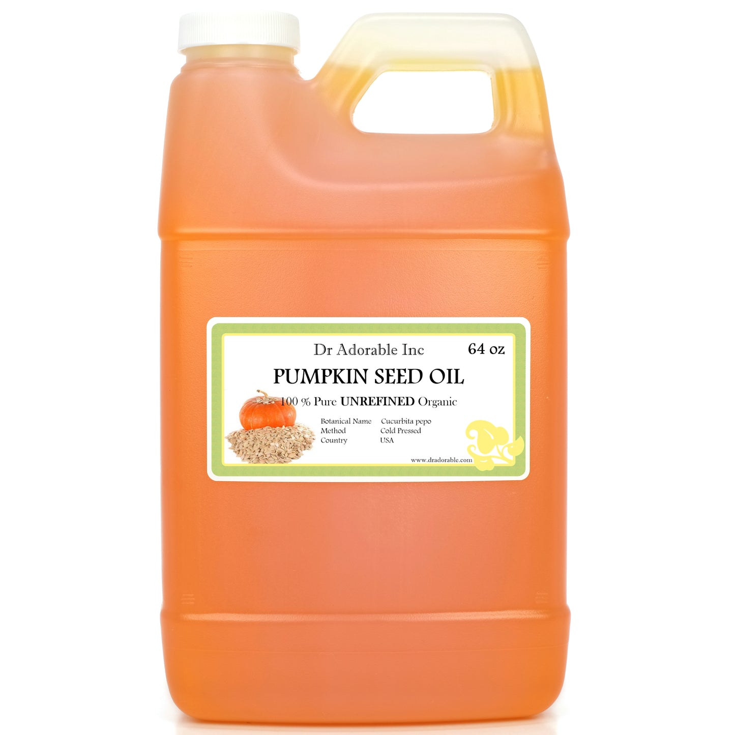 Pumpkin Seed Oil Unrefined - Virgin 100% Pure Natural Premium Organic Cold Pressed