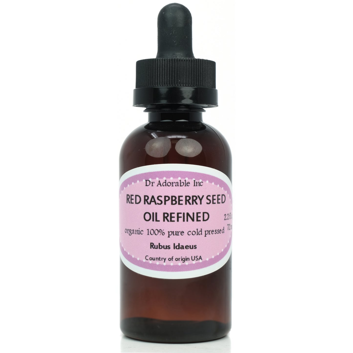 Red Raspberry Seed Refined Oil - 100% Pure Natural Organic Cold Pressed